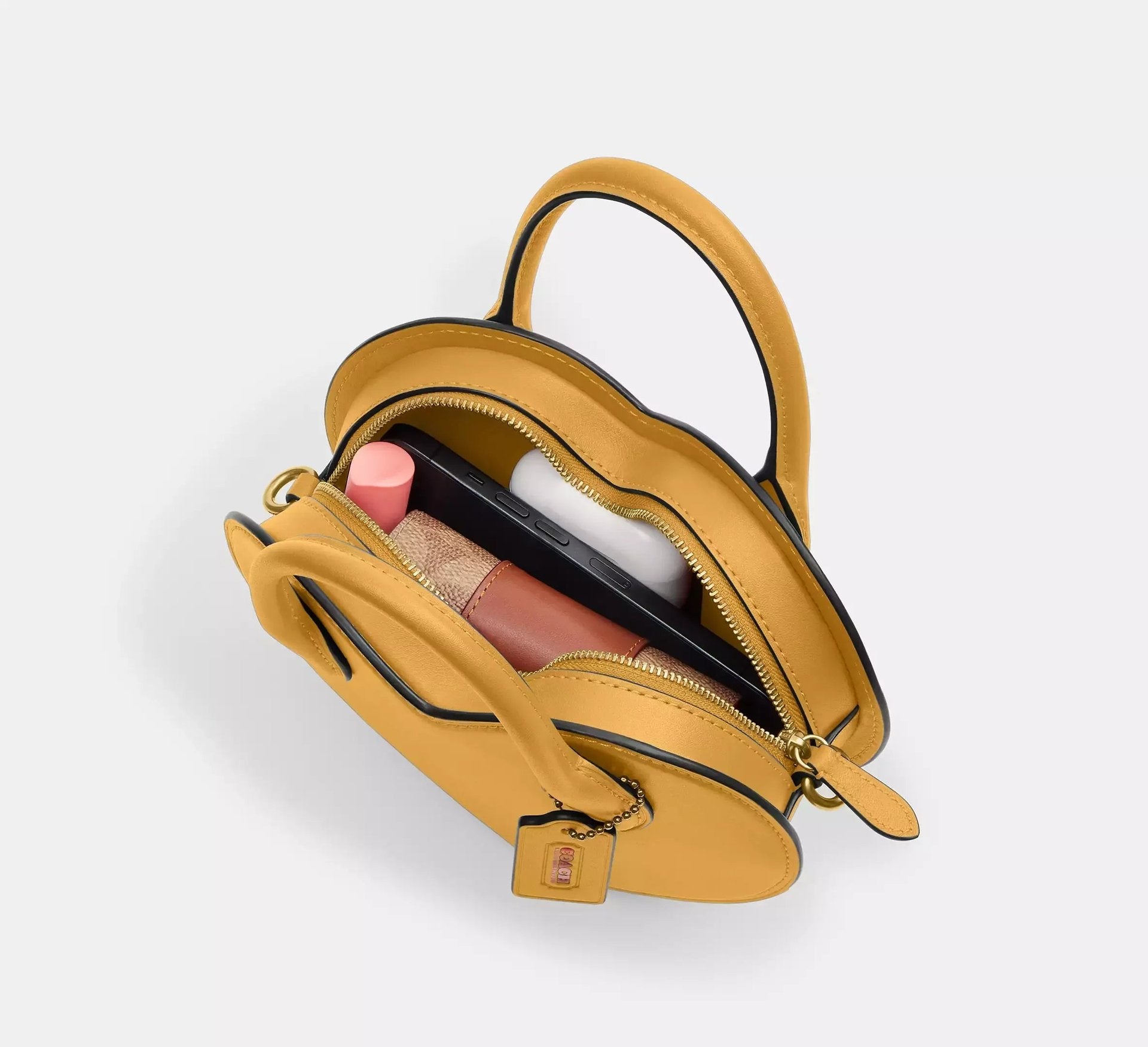 Coach Heart Bag – Brass/Honeycomb - Sneaker Türkiye