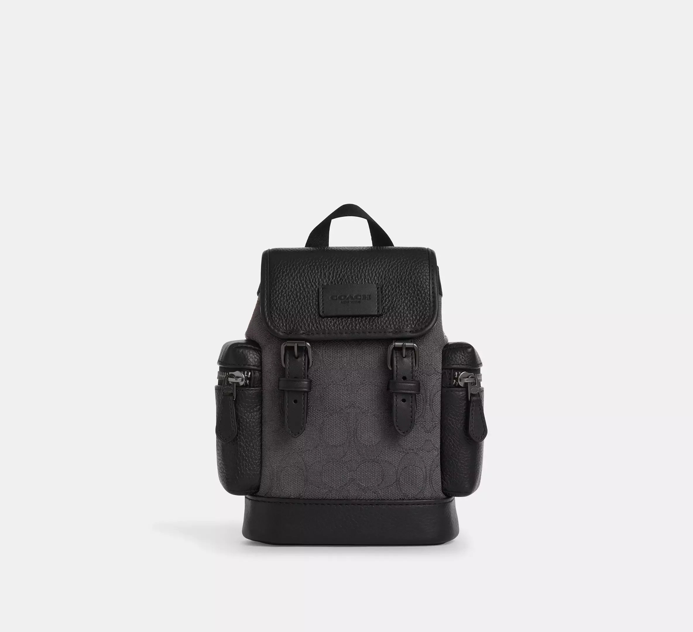Coach Sprint Sling Pack In Signature Jacquard – Black Copper/Black - Sneaker Türkiye