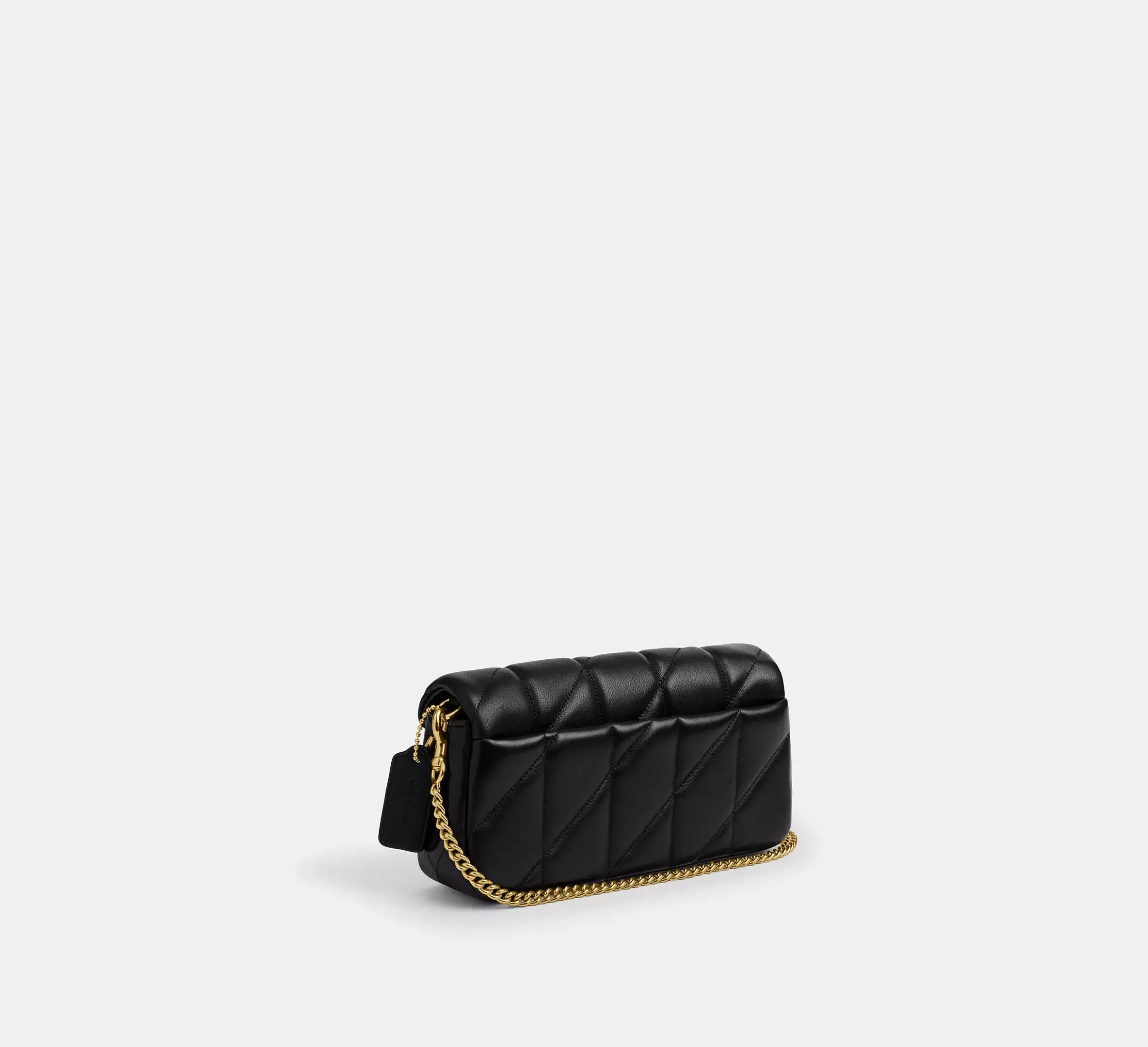 Coach Tabby Chain Crossbody Bag 19 With Quilting – Brass/Black - Sneaker Türkiye