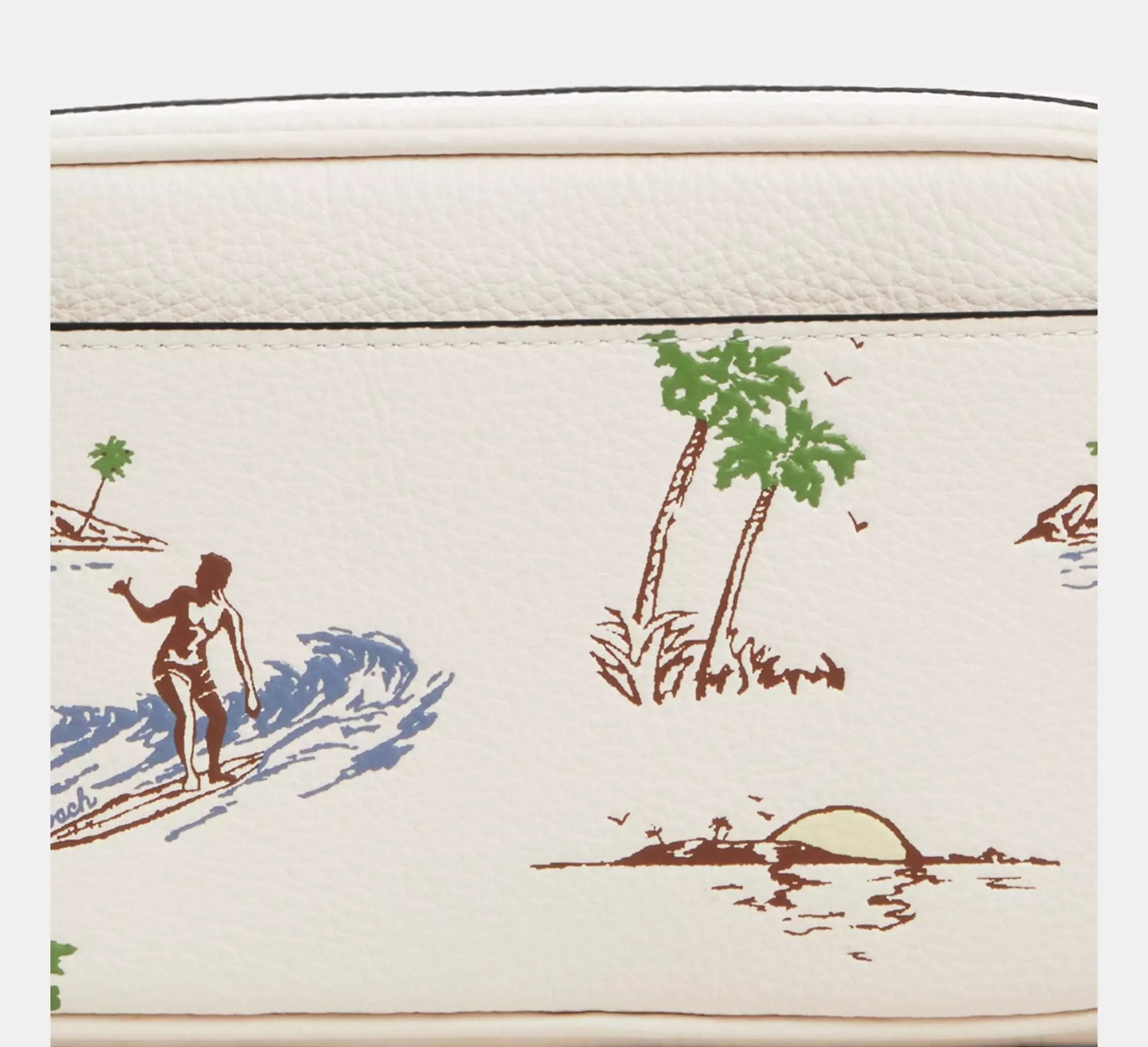 Coach Jayden Crossbody Bag With Surf Print – Gunmetal/Chalk Multi - Sneaker Türkiye