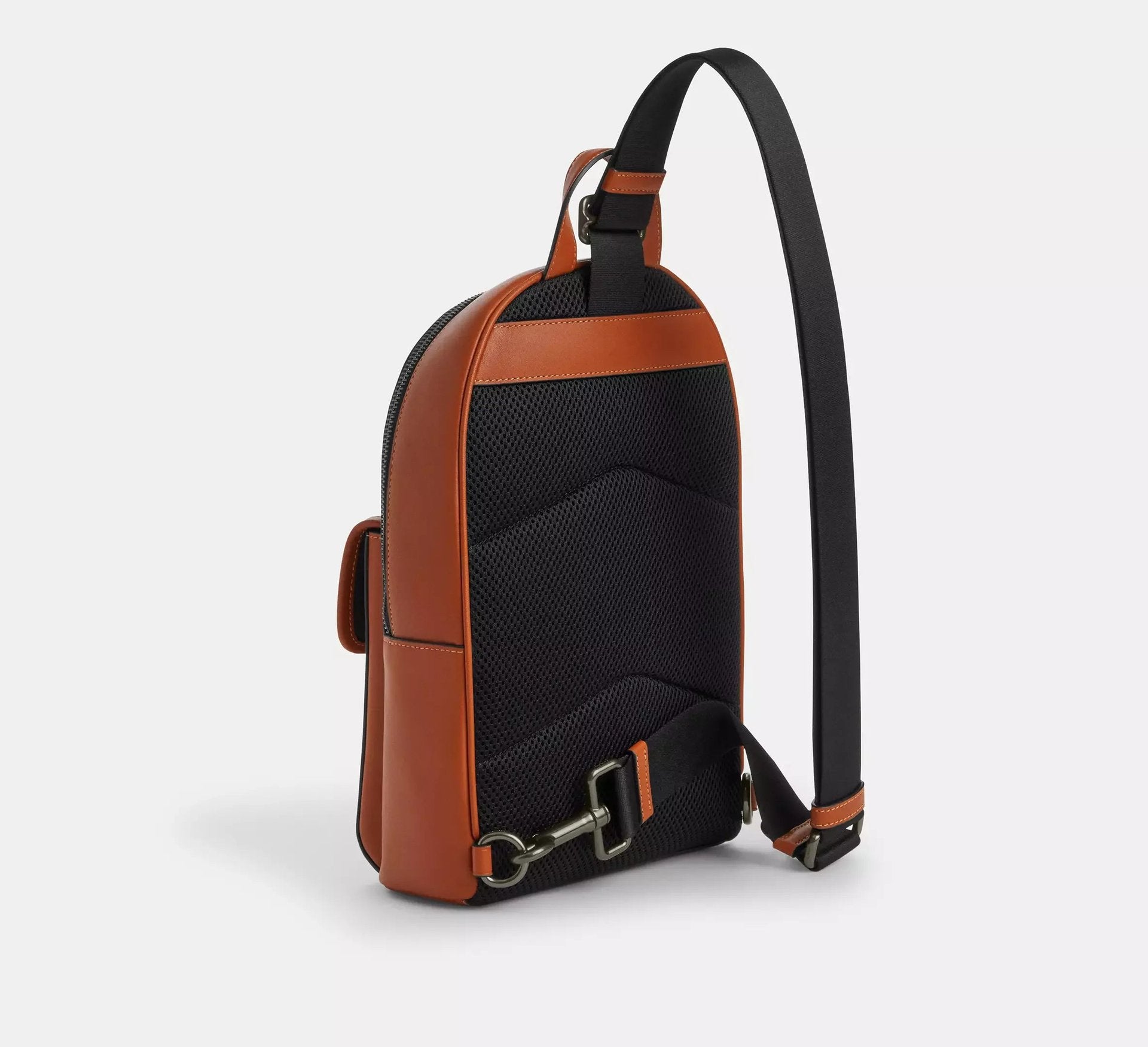 Coach Turnlock Sling Pack – Gunmetal/Tan - Sneaker Türkiye
