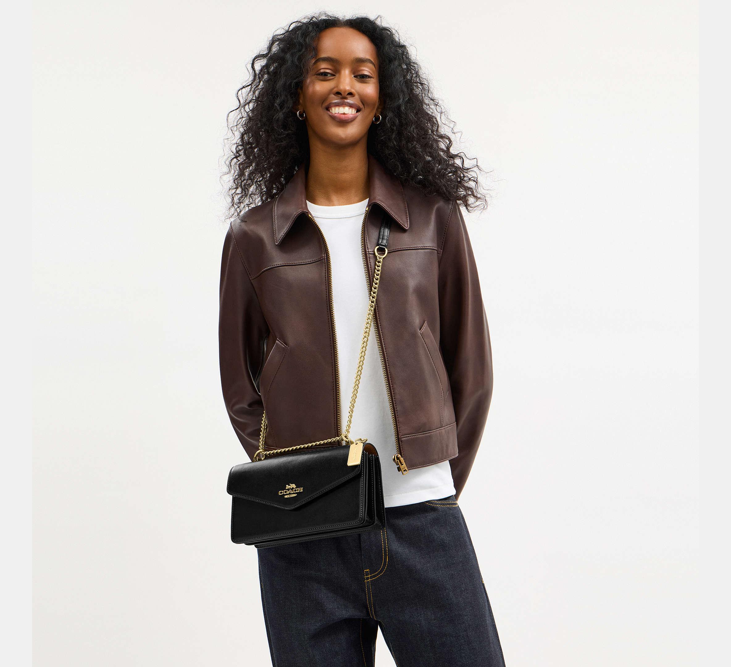 Coach Klare Envelope Crossbody Bag – Gold/Black - Sneaker Türkiye