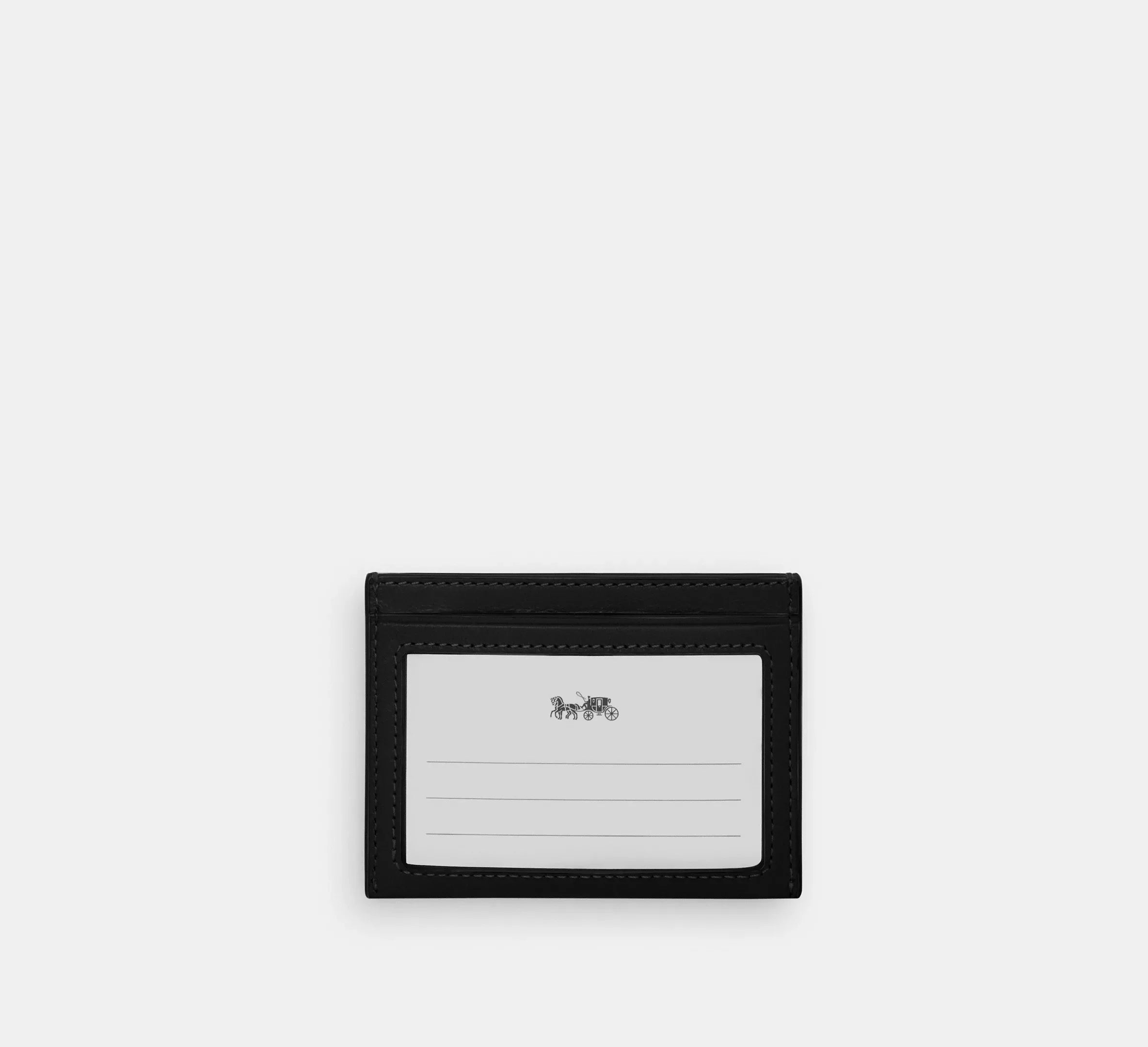 Coach Slim Id Card Case – Silver/Black - Sneaker Türkiye