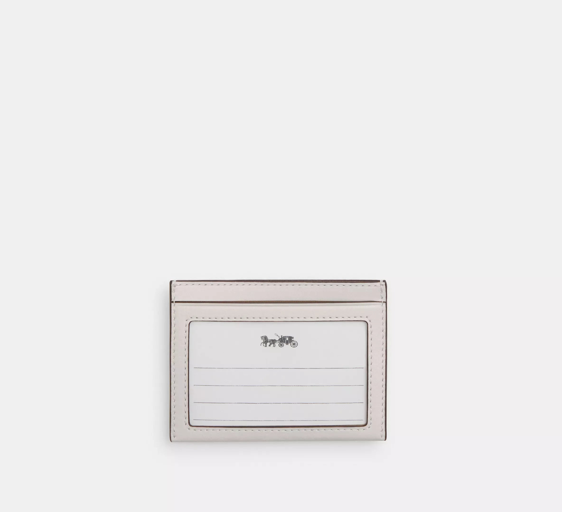 Coach Slim Id Card Case – Silver/Chalk - Sneaker Türkiye