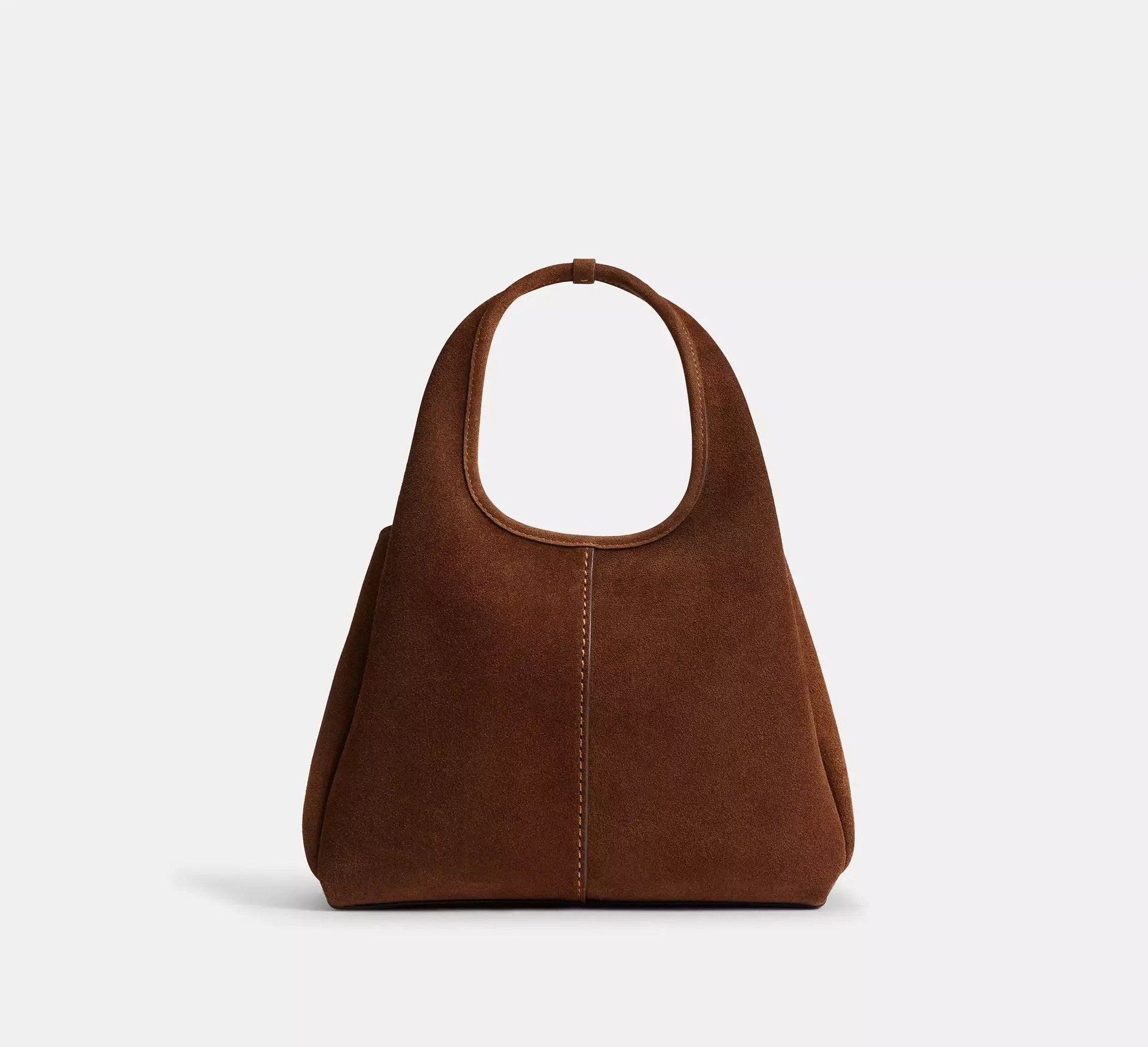 Coach Lana Shoulder Bag 23 Suede/Brass/Warm Brown - Sneaker Türkiye