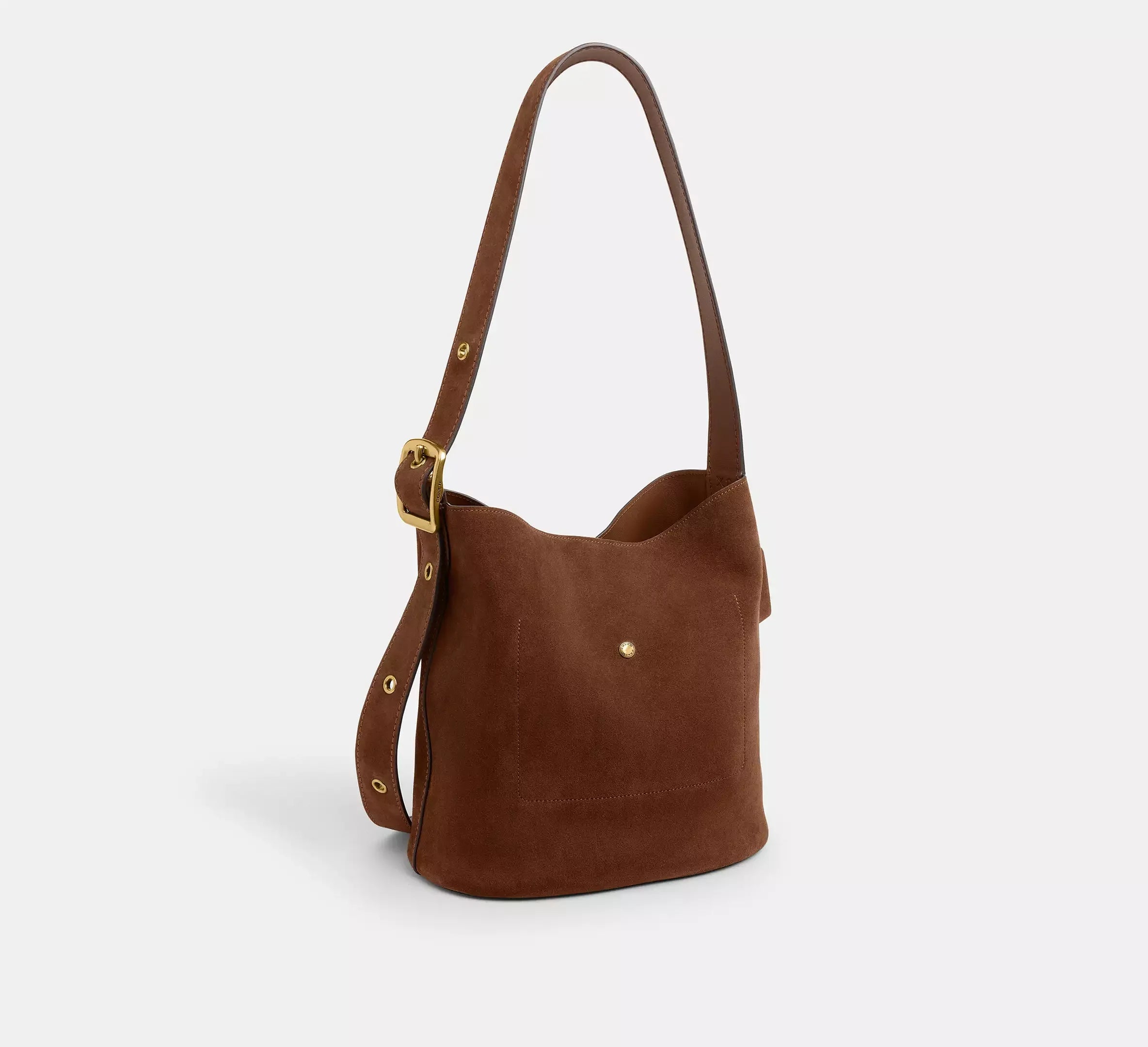 Coach Bleecker Bucket Bag – Brass/Warm Brown - Sneaker Türkiye
