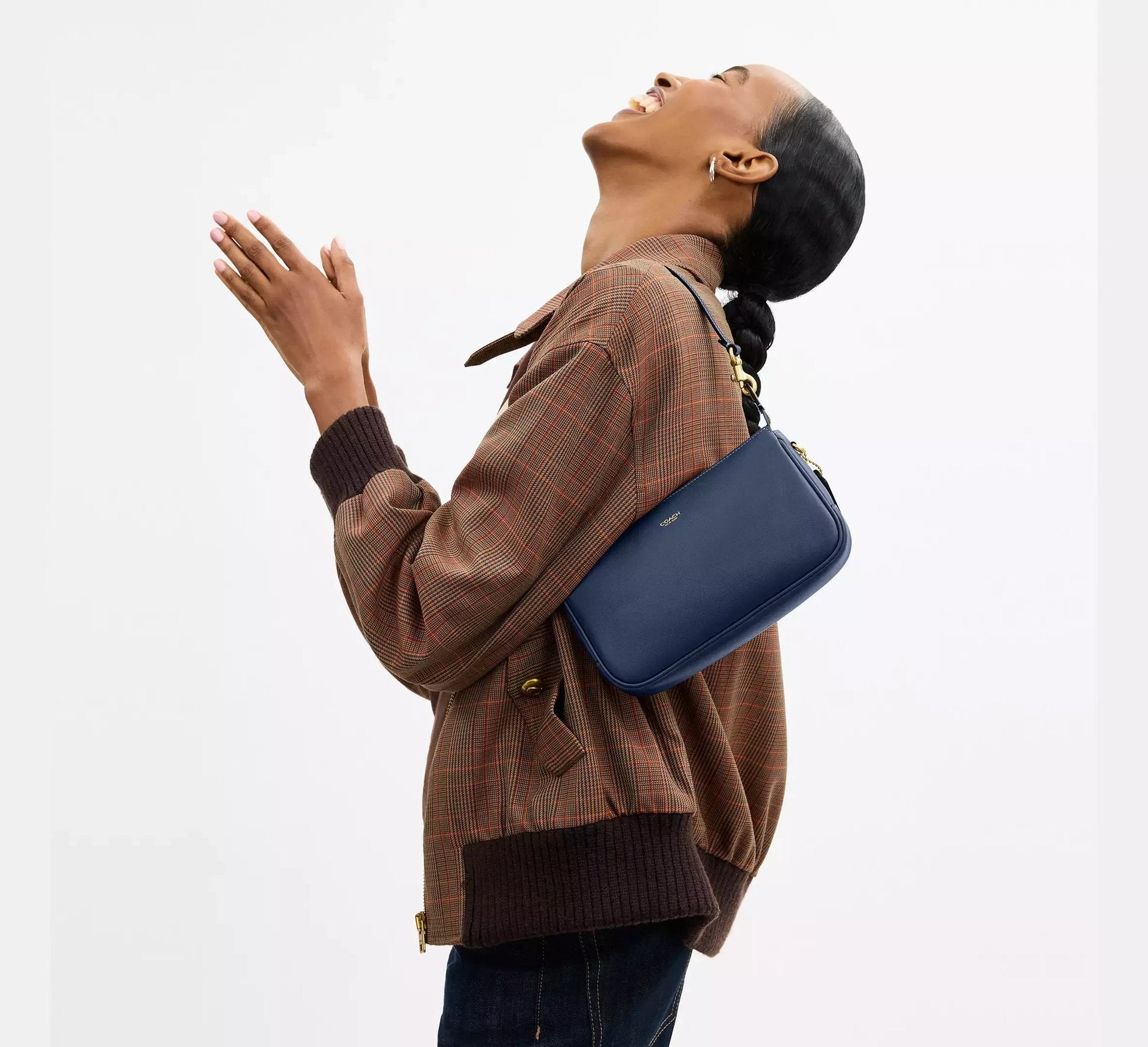 Coach Plaza Bag SEZON – Brass/Navy - Sneaker Türkiye