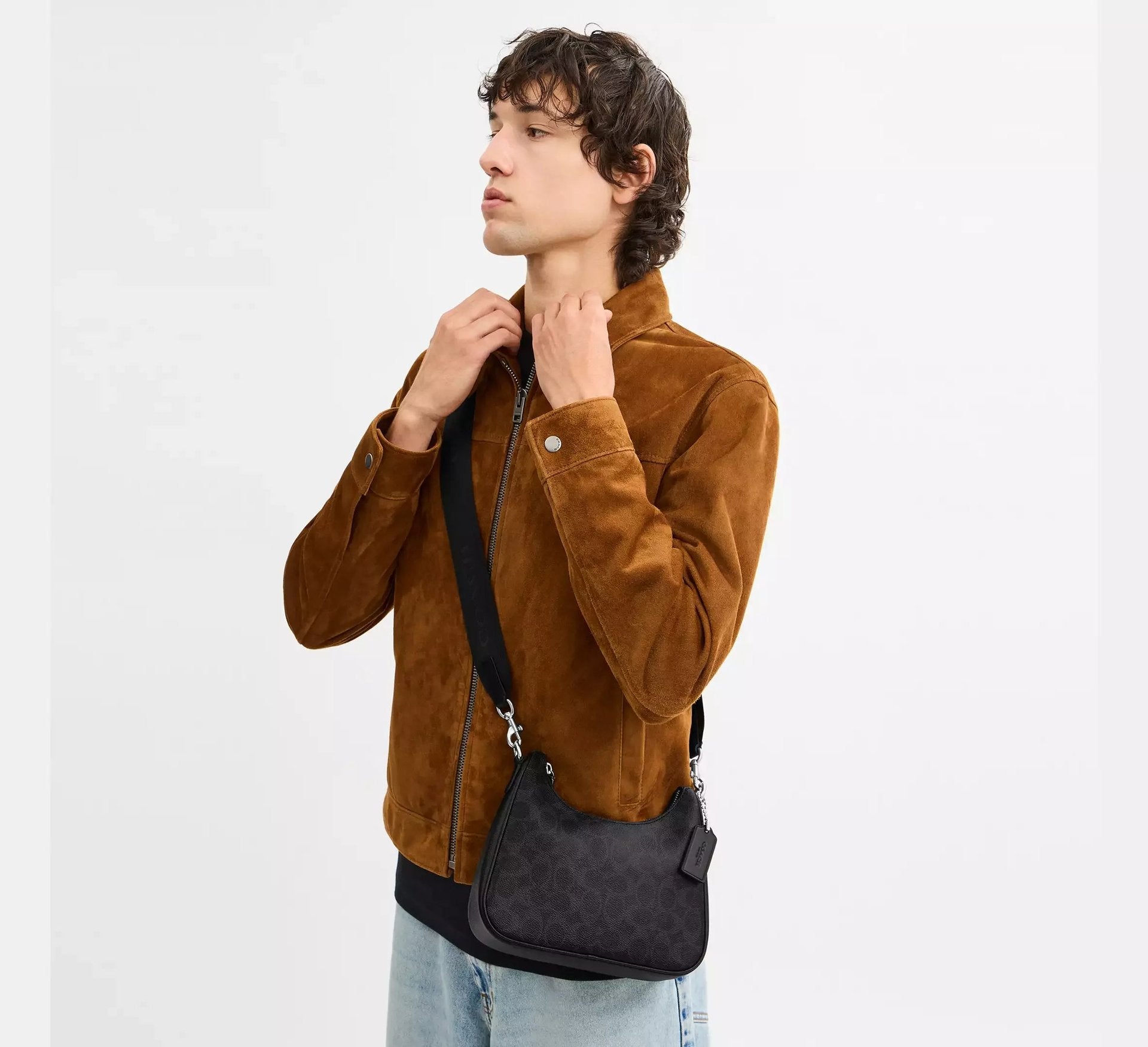 Coach Nolan Hobo Bag In Signature – Black Signature - Sneaker Türkiye