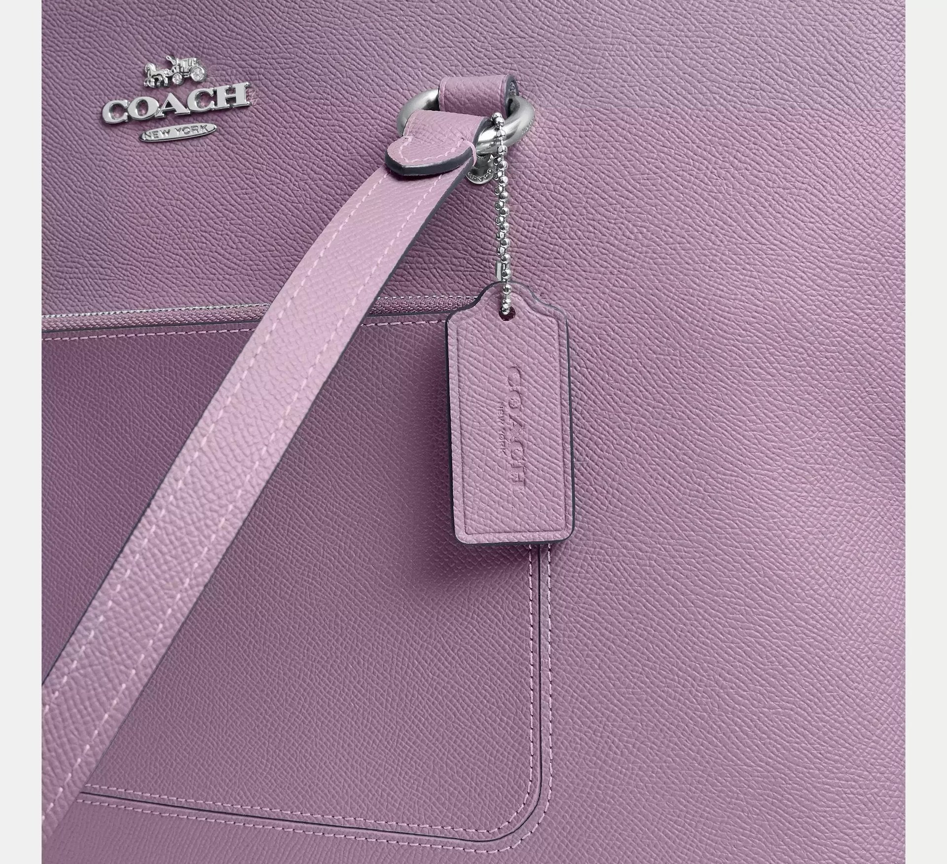 Coach Station Tote Bag – Silver/Jasmine - Sneaker Türkiye