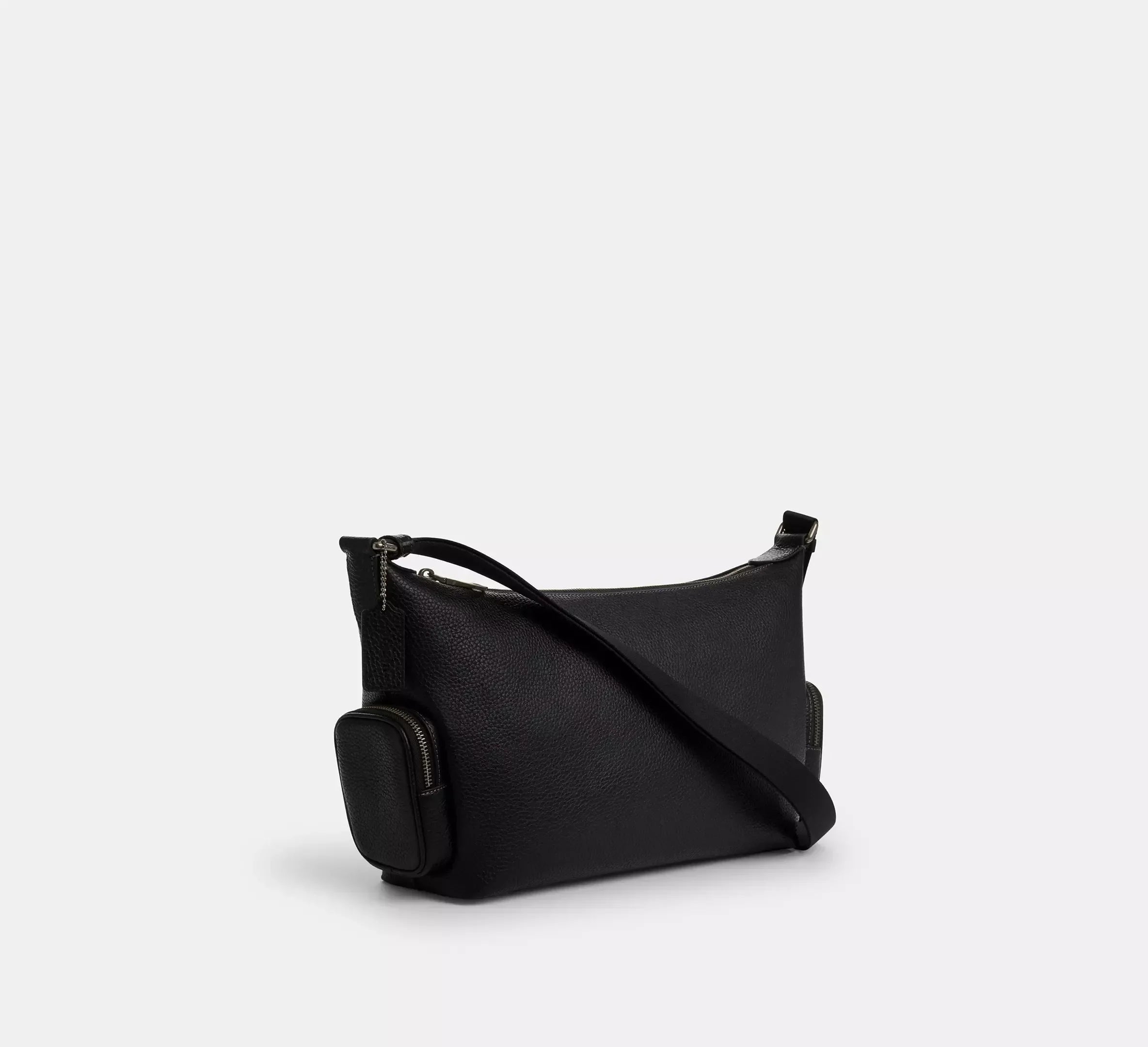 Coach Finn Crossbody Bag With Pockets – Gunmetal/Black - Sneaker Türkiye