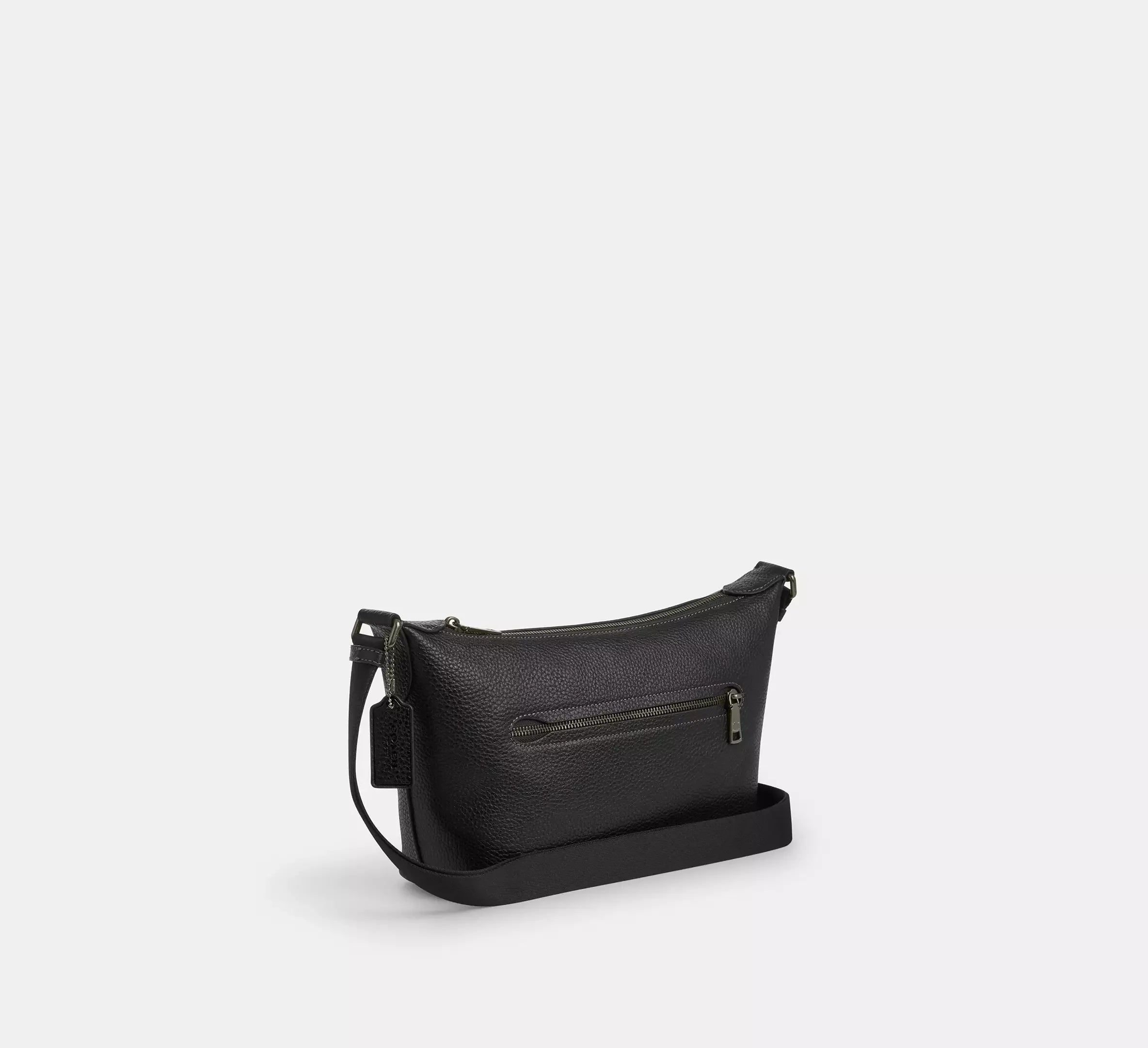Coach Small Finn Crossbody Bag With Pouch – Gunmetal/Black - Sneaker Türkiye