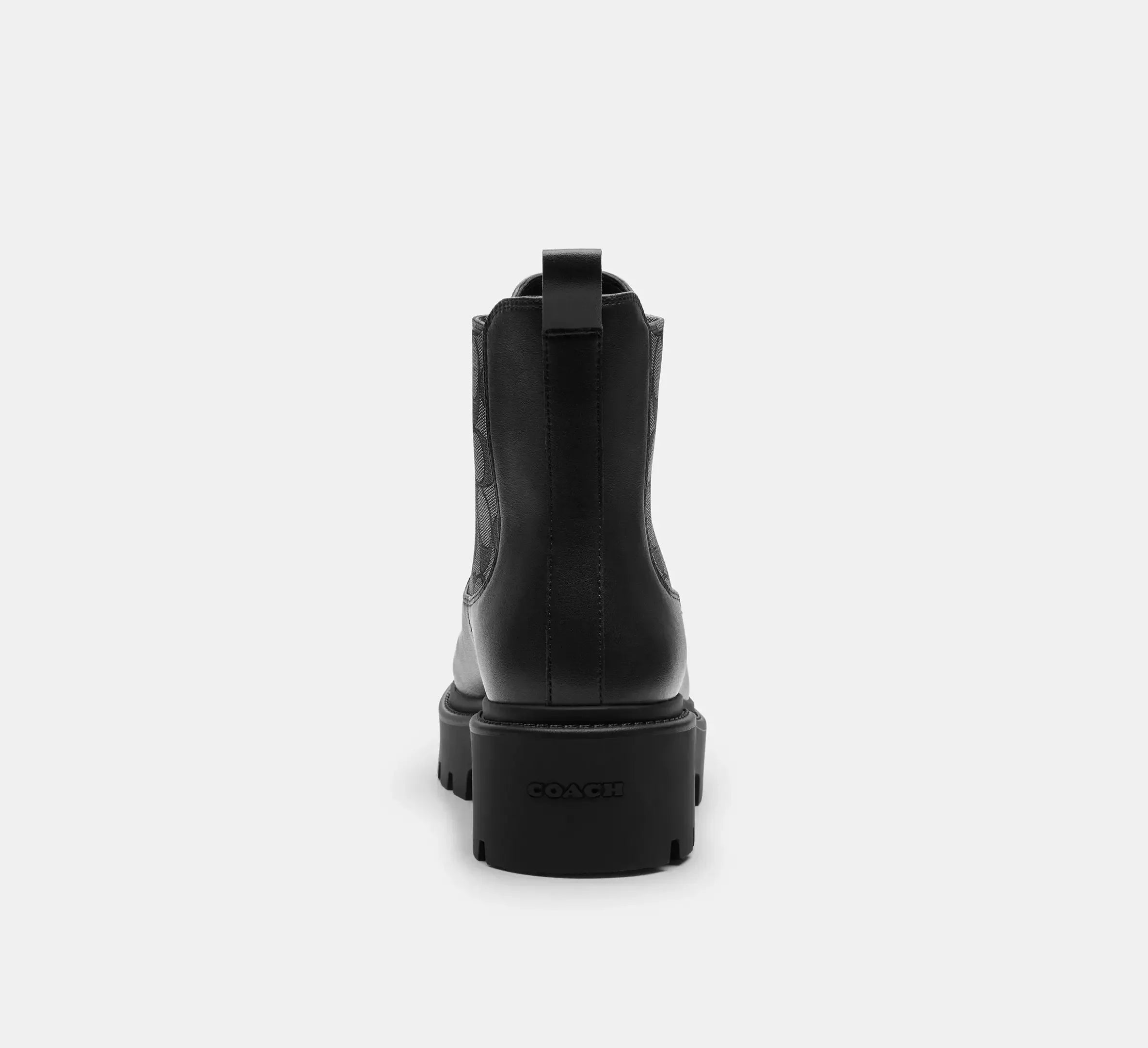 Coach Lucy Chelsea Boot With Signature Polyester – Black - Sneaker Türkiye