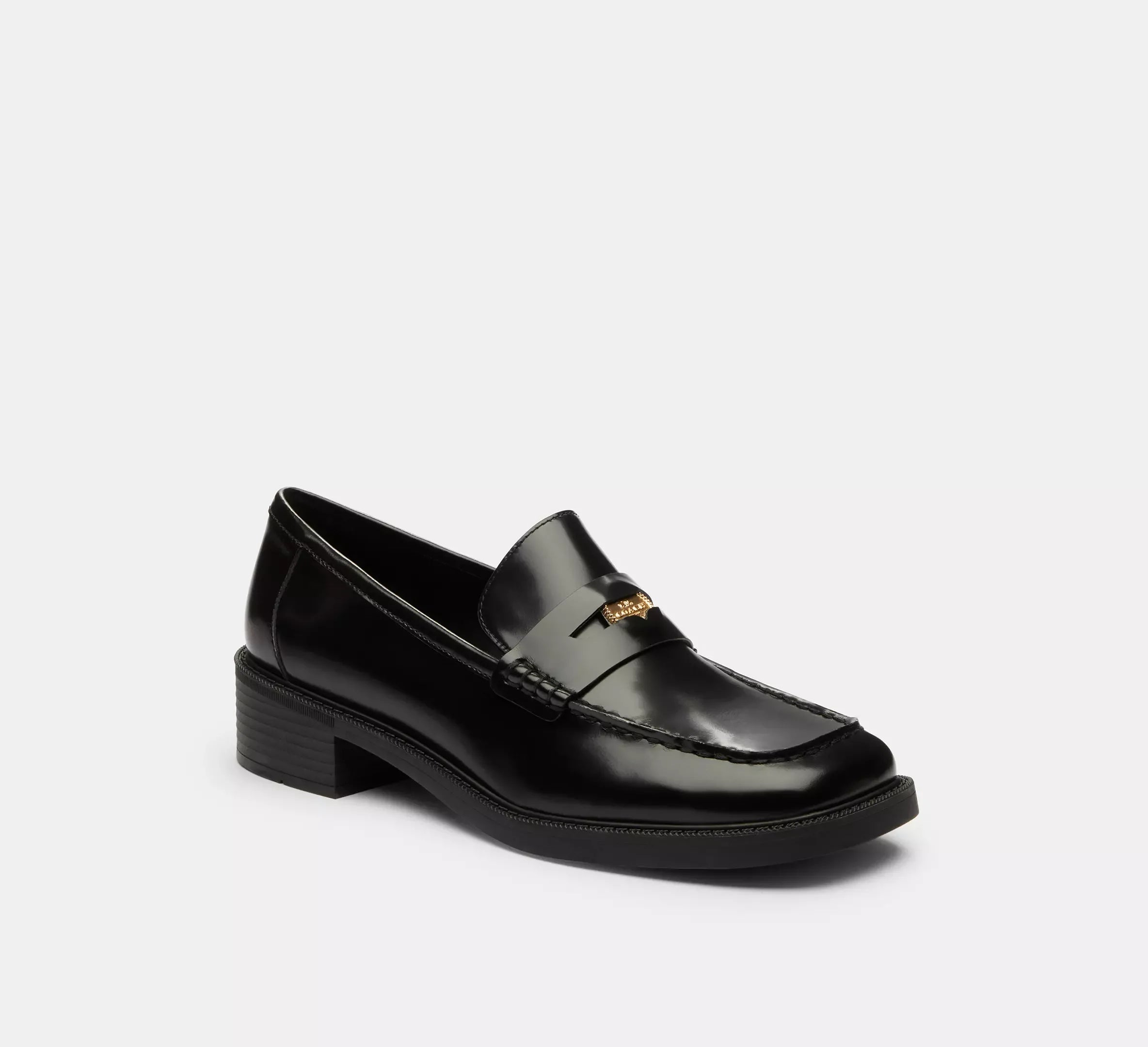 Coach Square Toe Loafer – Black - Sneaker Türkiye