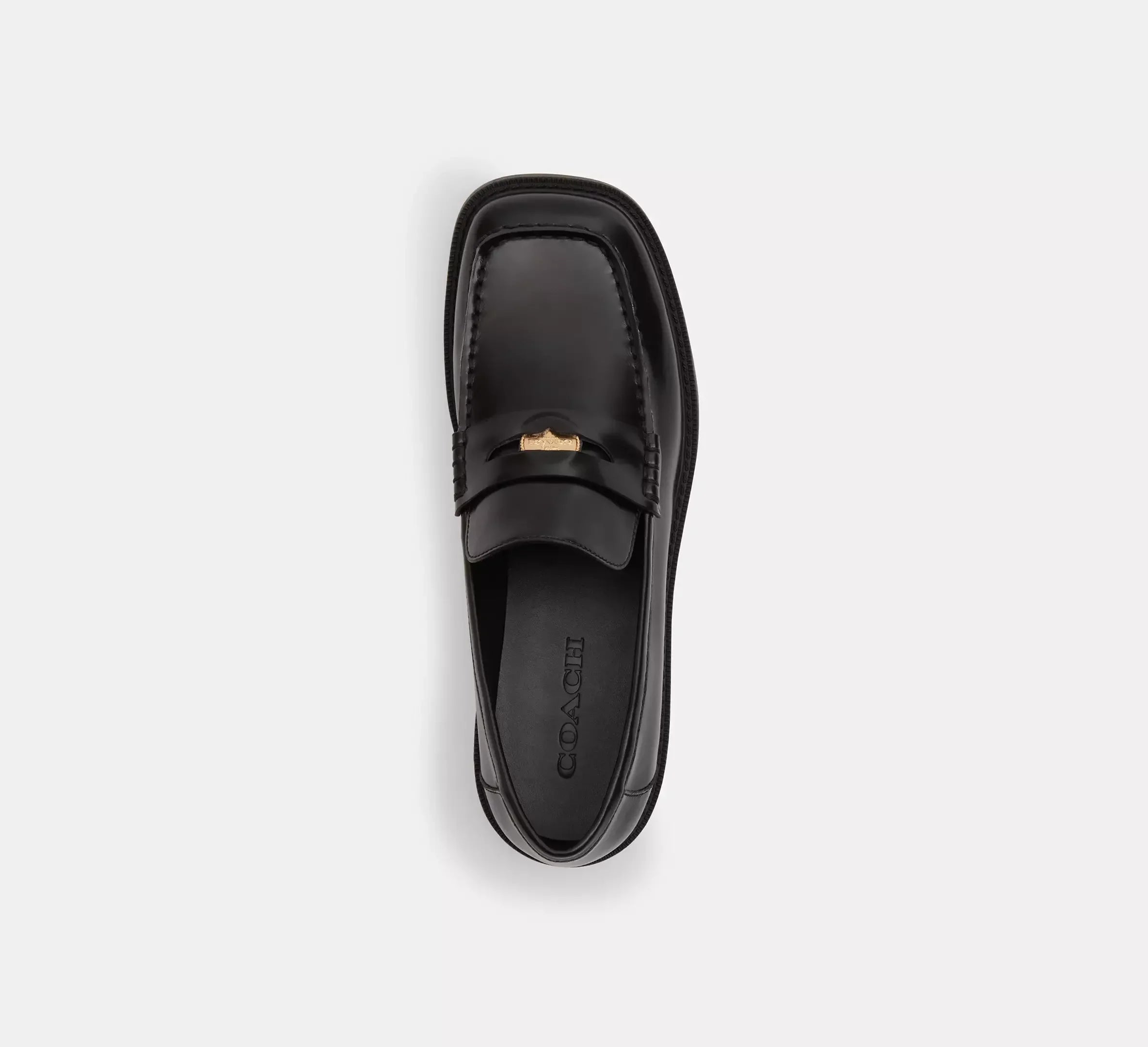 Coach Square Toe Loafer – Black - Sneaker Türkiye