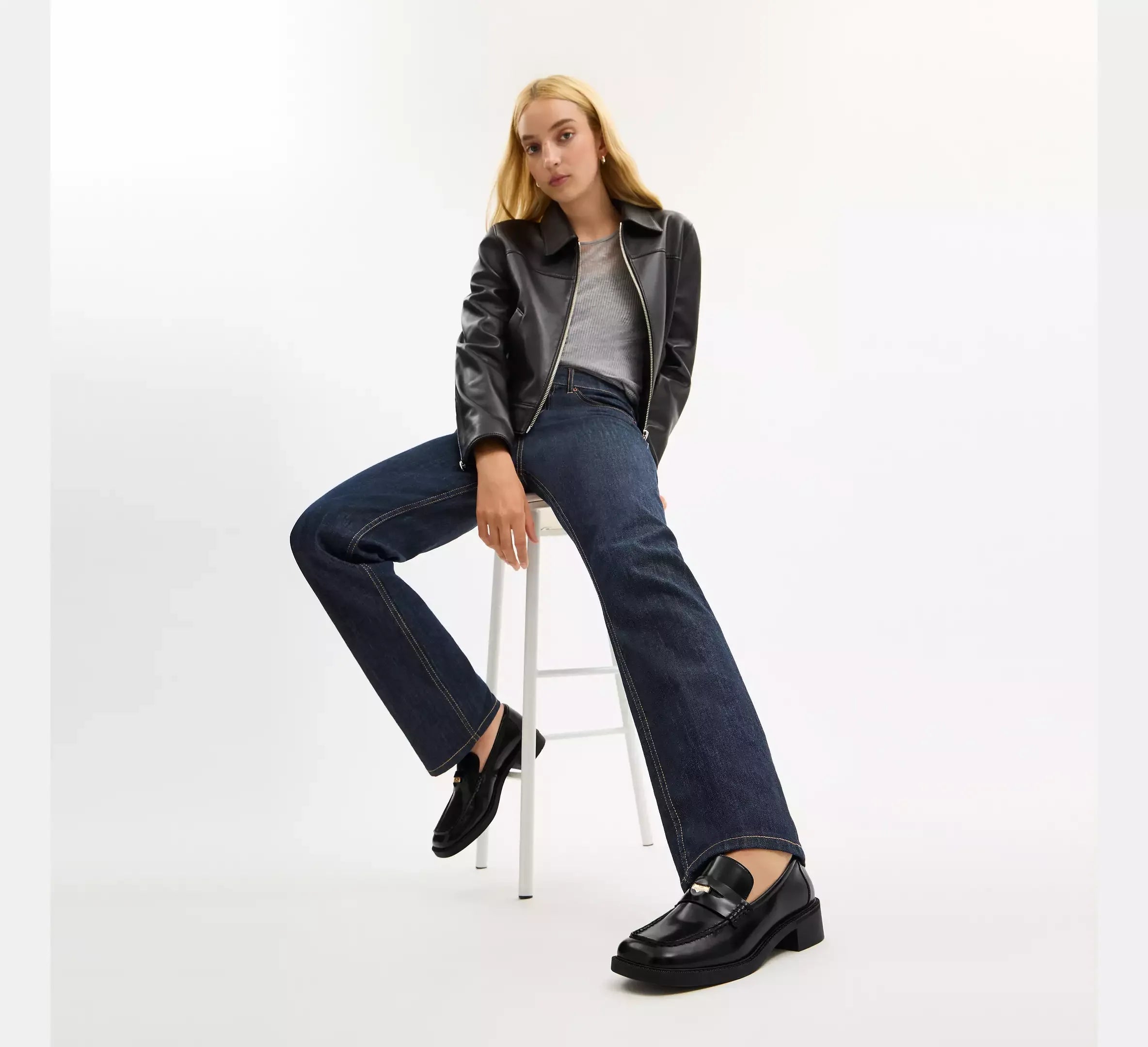 Coach Square Toe Loafer – Black - Sneaker Türkiye
