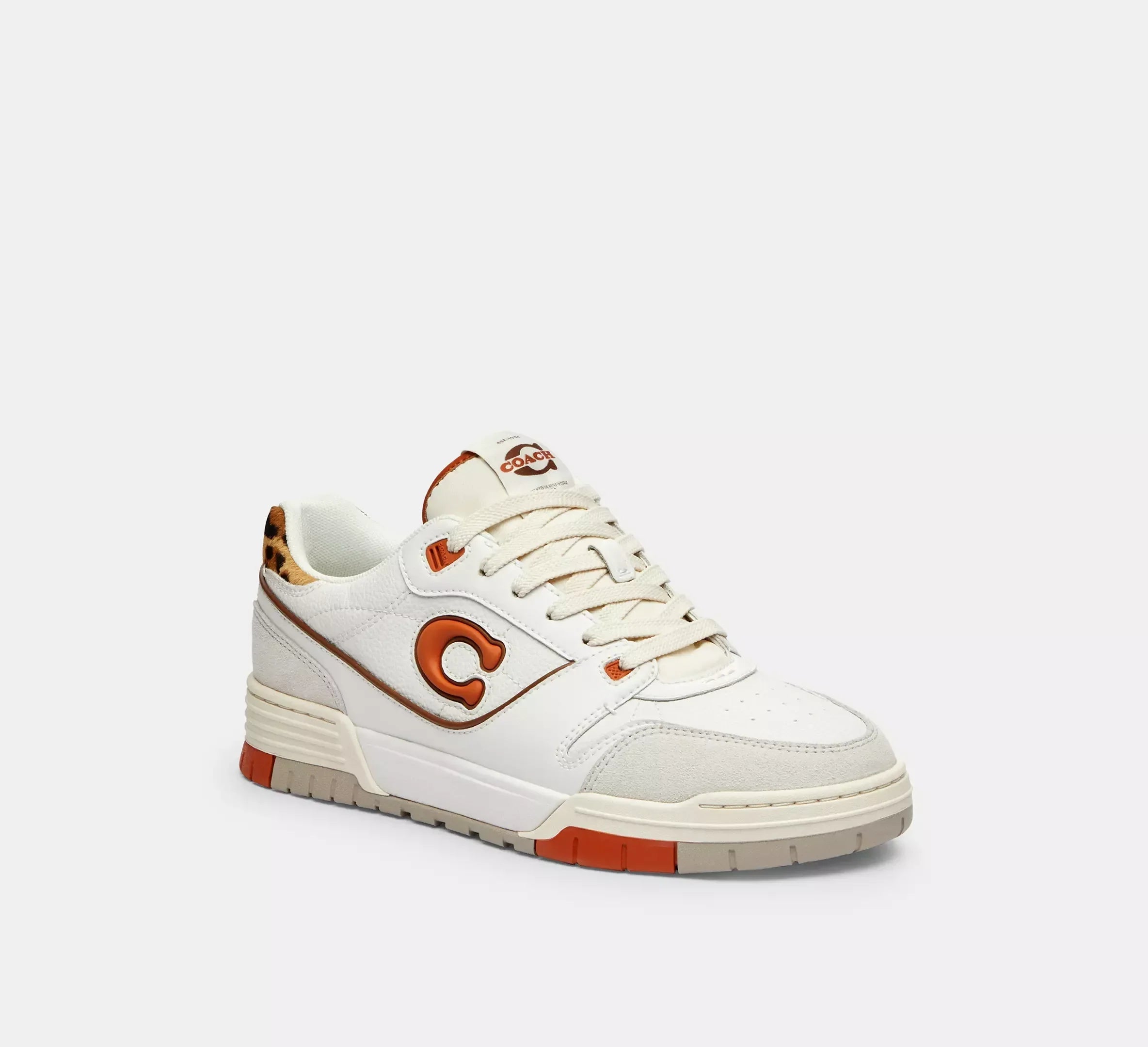 Coach Women’s Soho Sneaker – Toffee/Leopard - Sneaker Türkiye