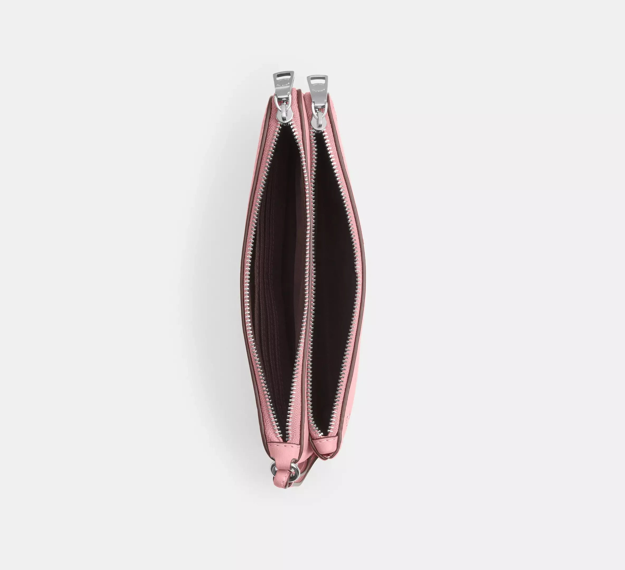 Coach Double Zip Wallet With Star Print – Silver/Dusty Pink Multi - Sneaker Türkiye