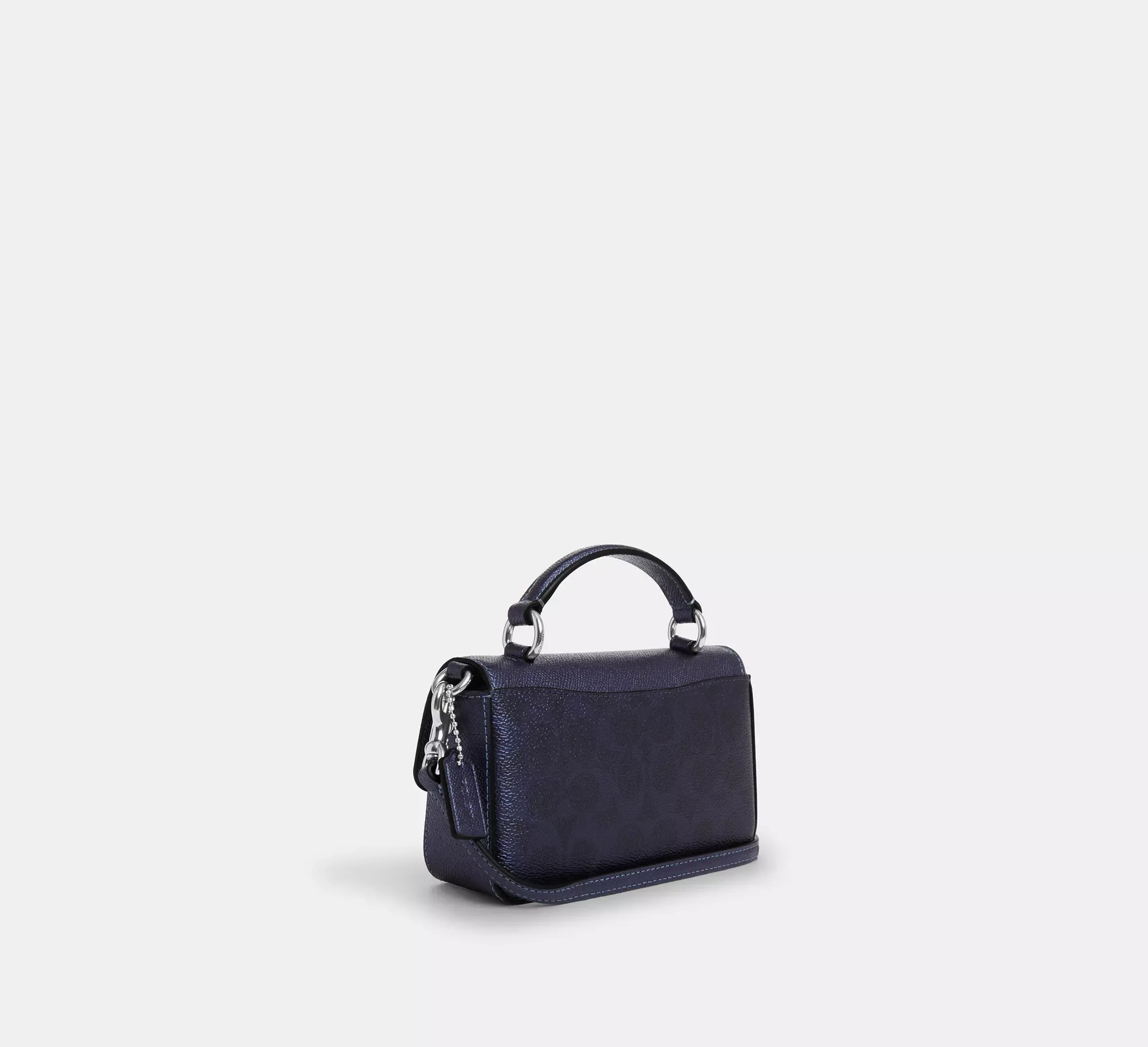 Coach Mini Josie Top Handle Bag In Signature – Sv/Blue/Navy - Sneaker Türkiye