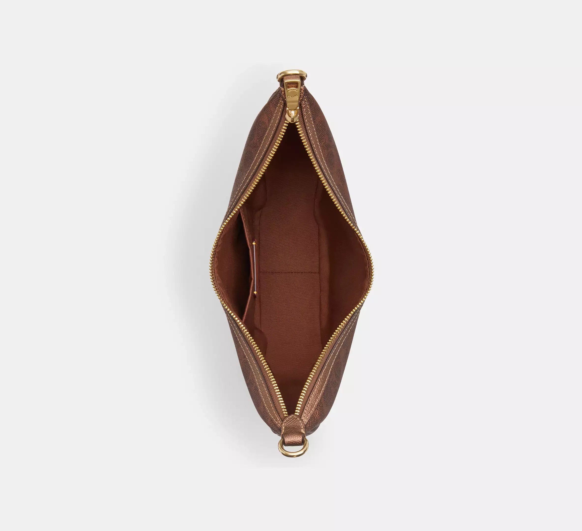 Coach Aria Shoulder Bag In Signature – Gold/Brown/Copper - Sneaker Türkiye