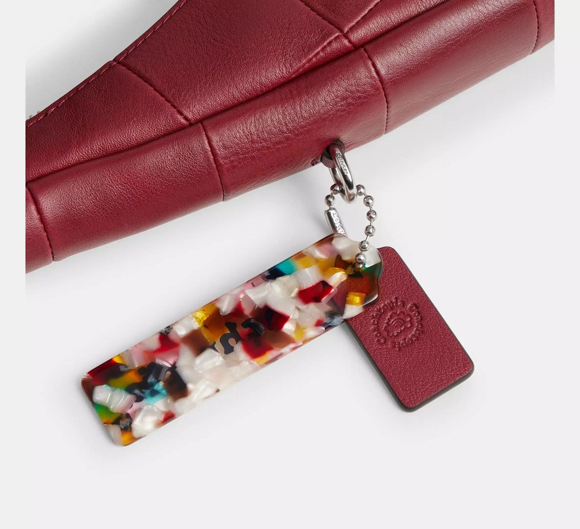 Coach Alter/Ego Crescent Shoulder Bag In Upcrafted Leather – Dark Ruby - Sneaker Türkiye