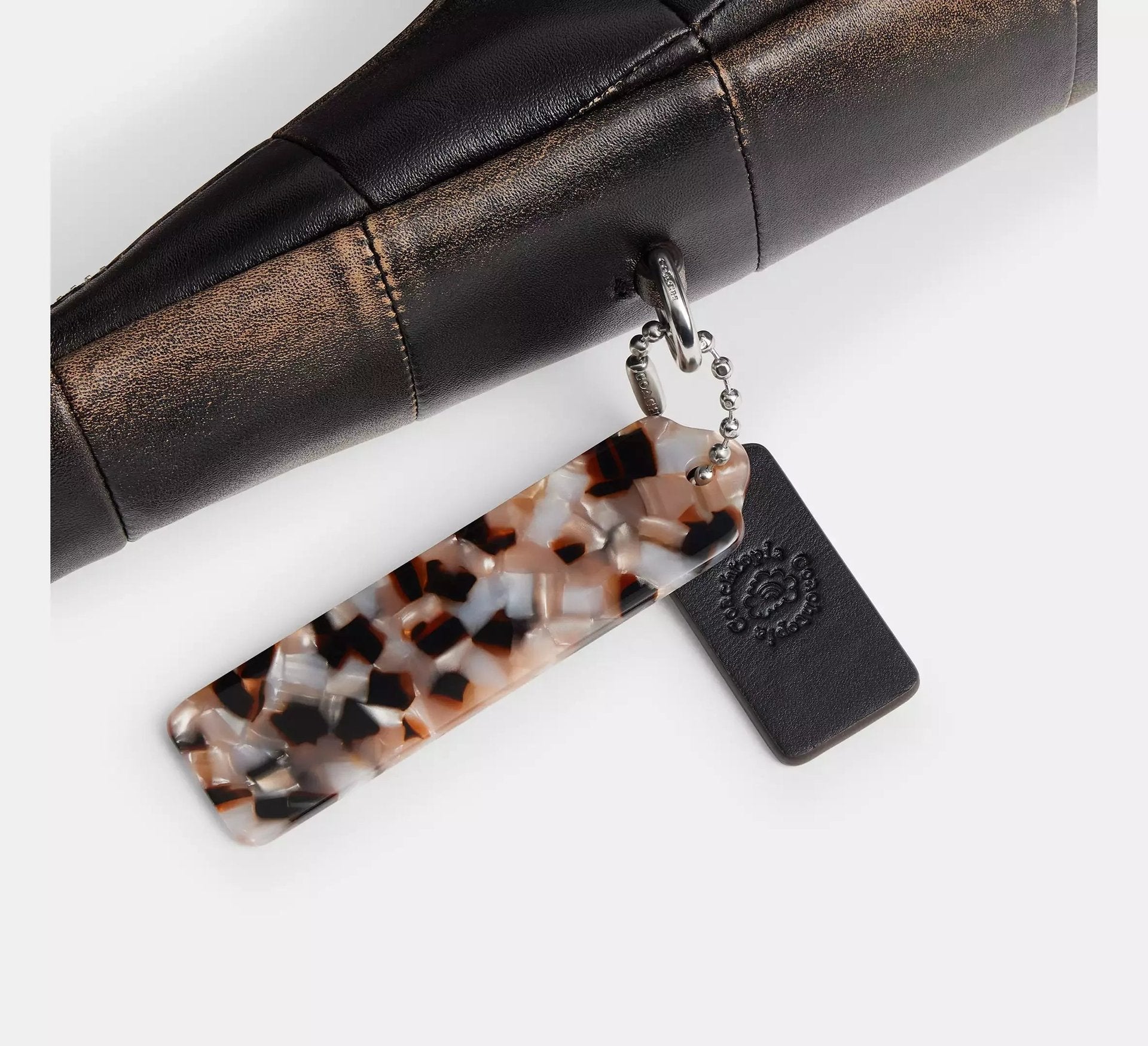 Coach Alter/Ego Crescent Shoulder Bag In Checkerboard Upcrafted Leather – Black/Brown - Sneaker Türkiye