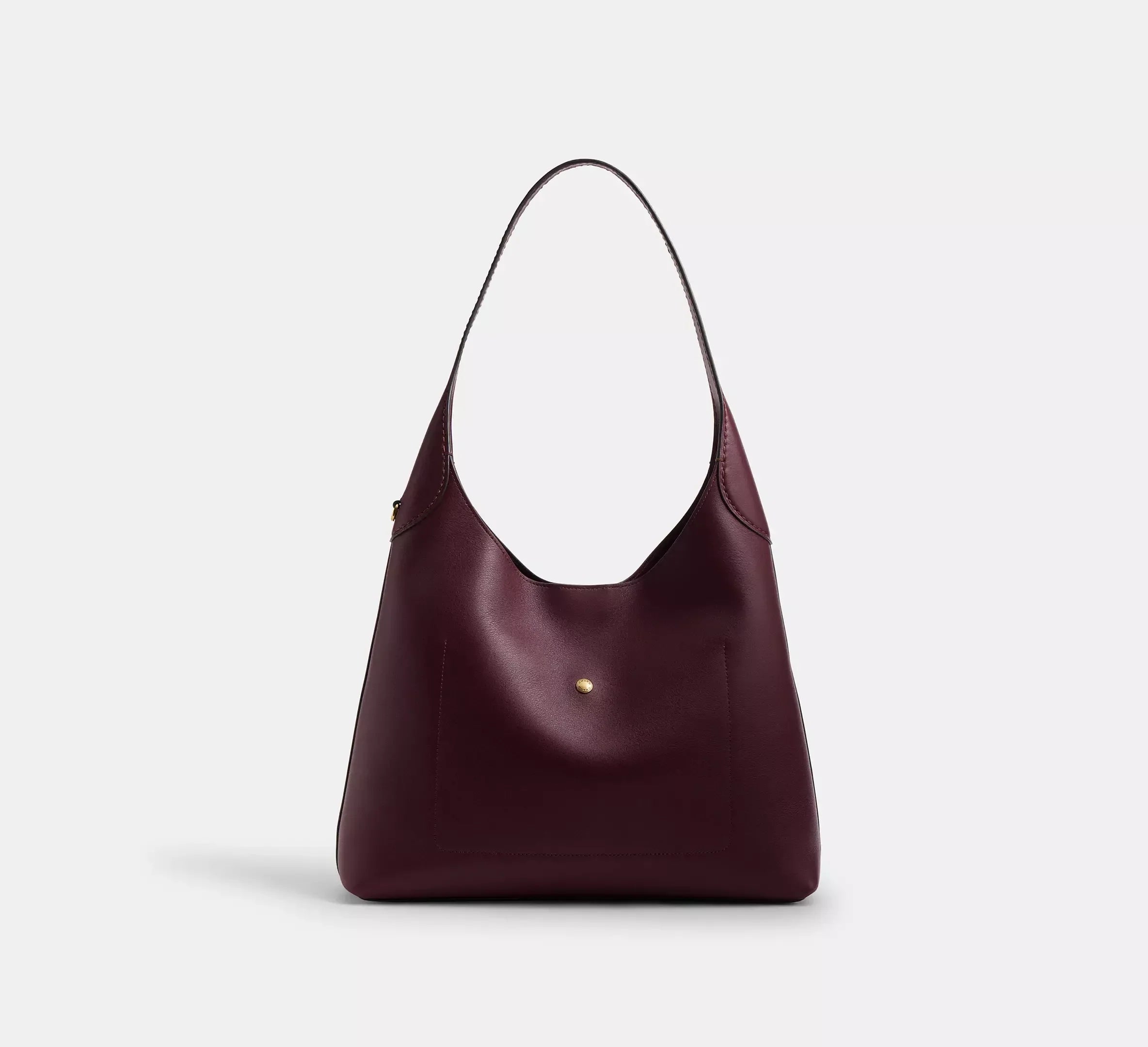 Coach Brooklyn Shoulder Bag 34 – Brass/Merlot - Sneaker Türkiye