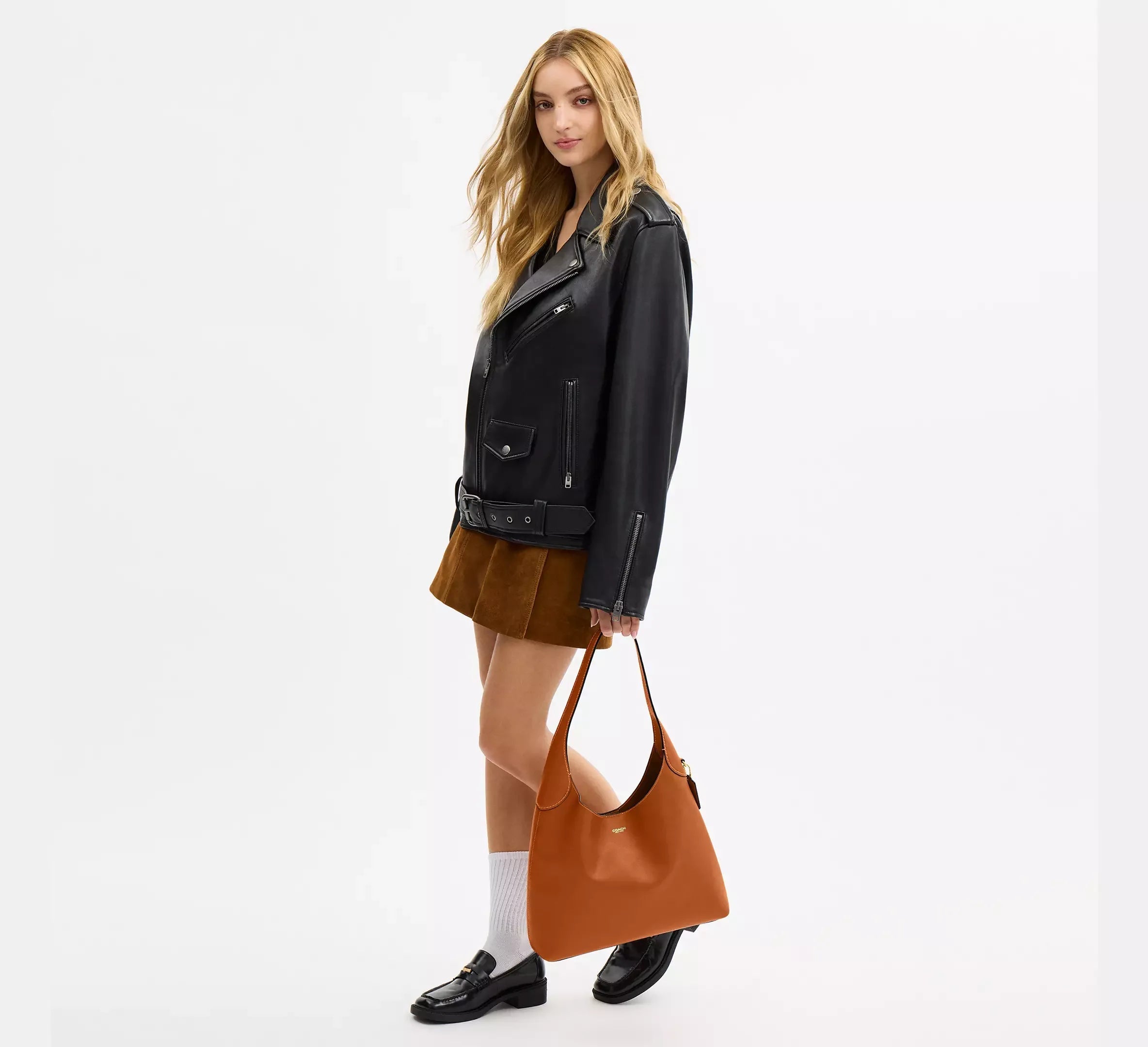 Coach Brooklyn Shoulder Bag 34 – Brass/Toffee - Sneaker Türkiye