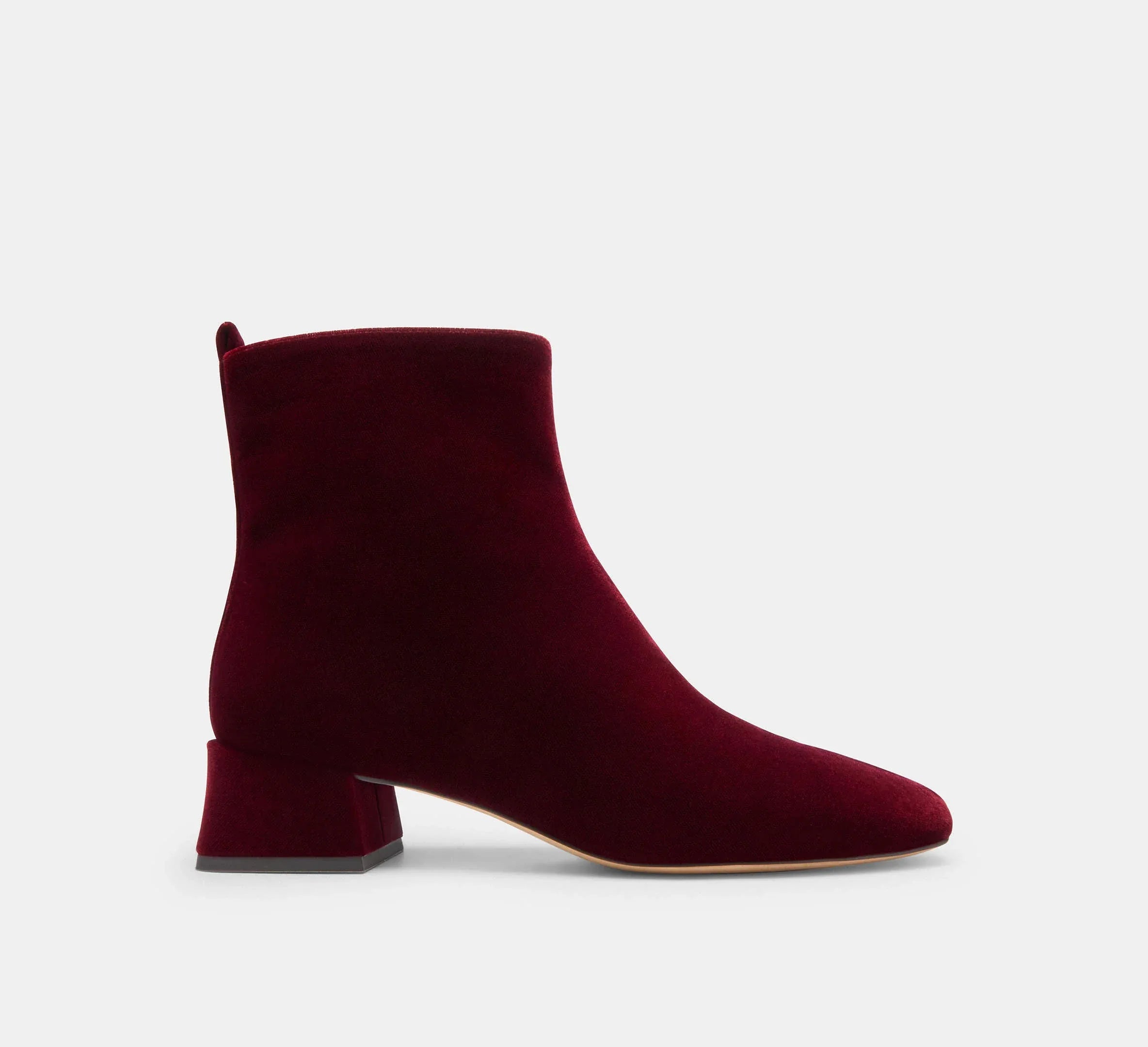 Coach Block Heel Bootie – Burgundy/Merlot - Sneaker Türkiye