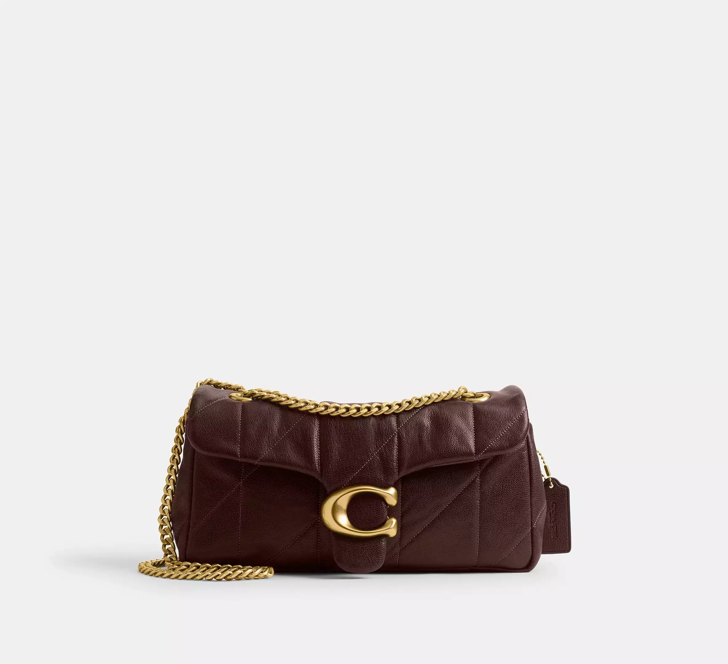 Coach Tabby Shoulder Bag 26 With Quilting – Brass/Maple - Sneaker Türkiye