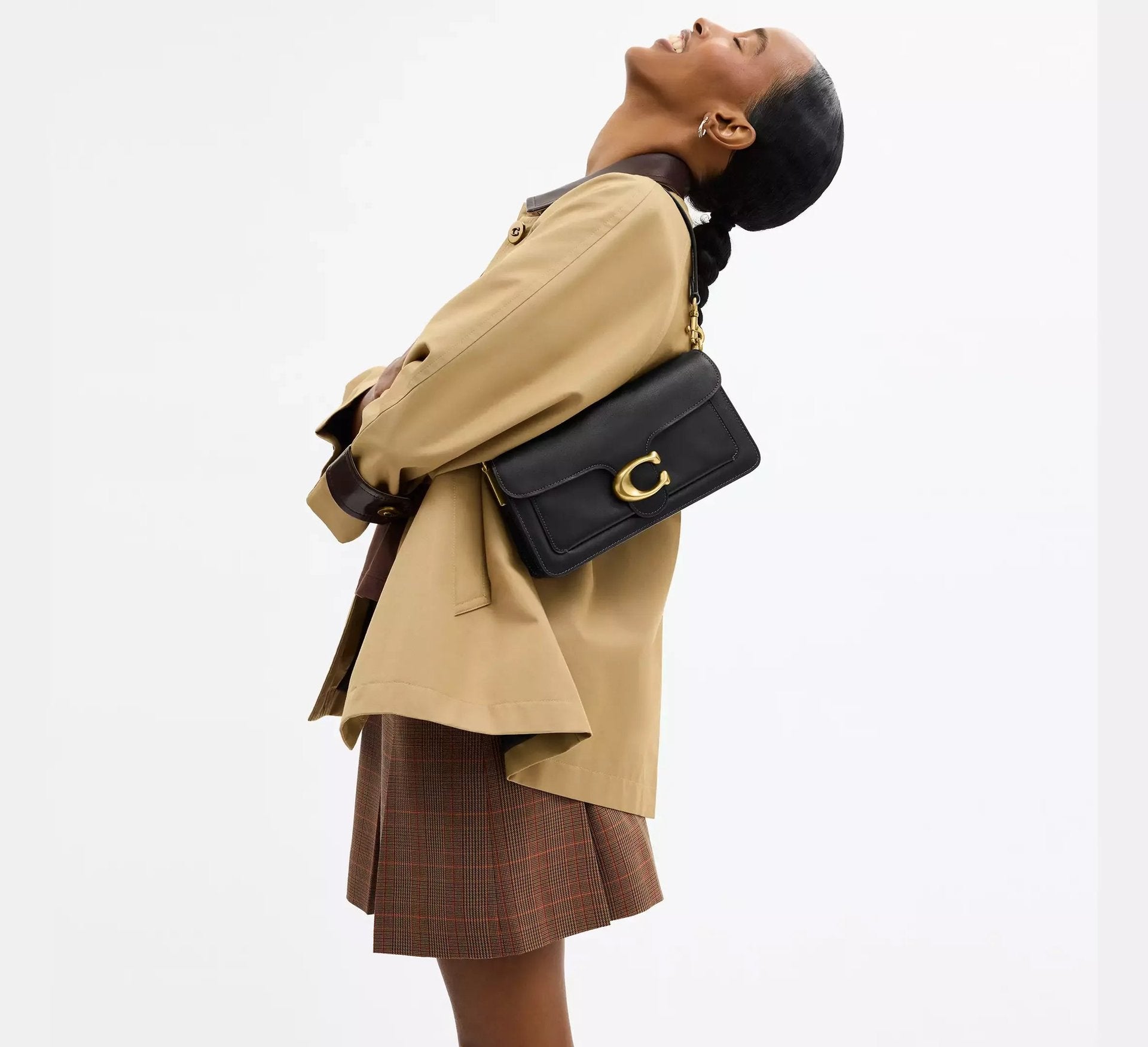 Coach Tabby Shoulder Bag 26 – Brass/Black - Sneaker Türkiye