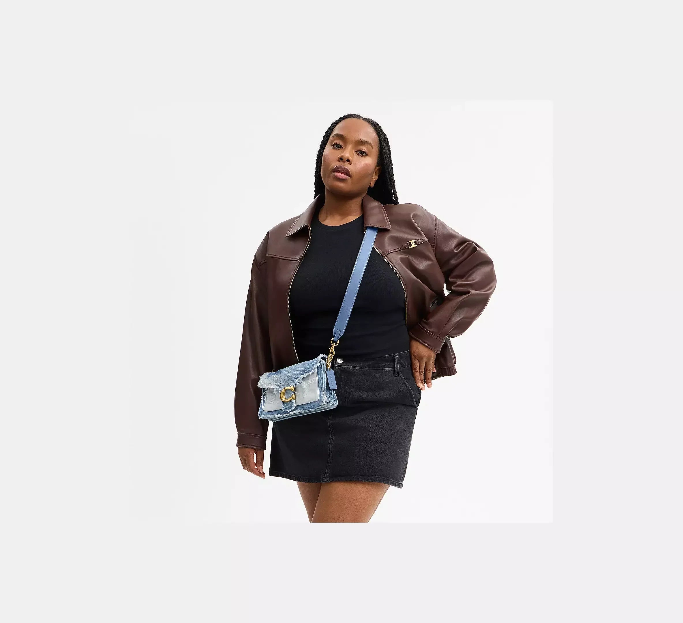 Coach Tabby Shoulder Bag 26 With Repurposed Denim Patchwork – Denim/Brass/Denim - Sneaker Türkiye