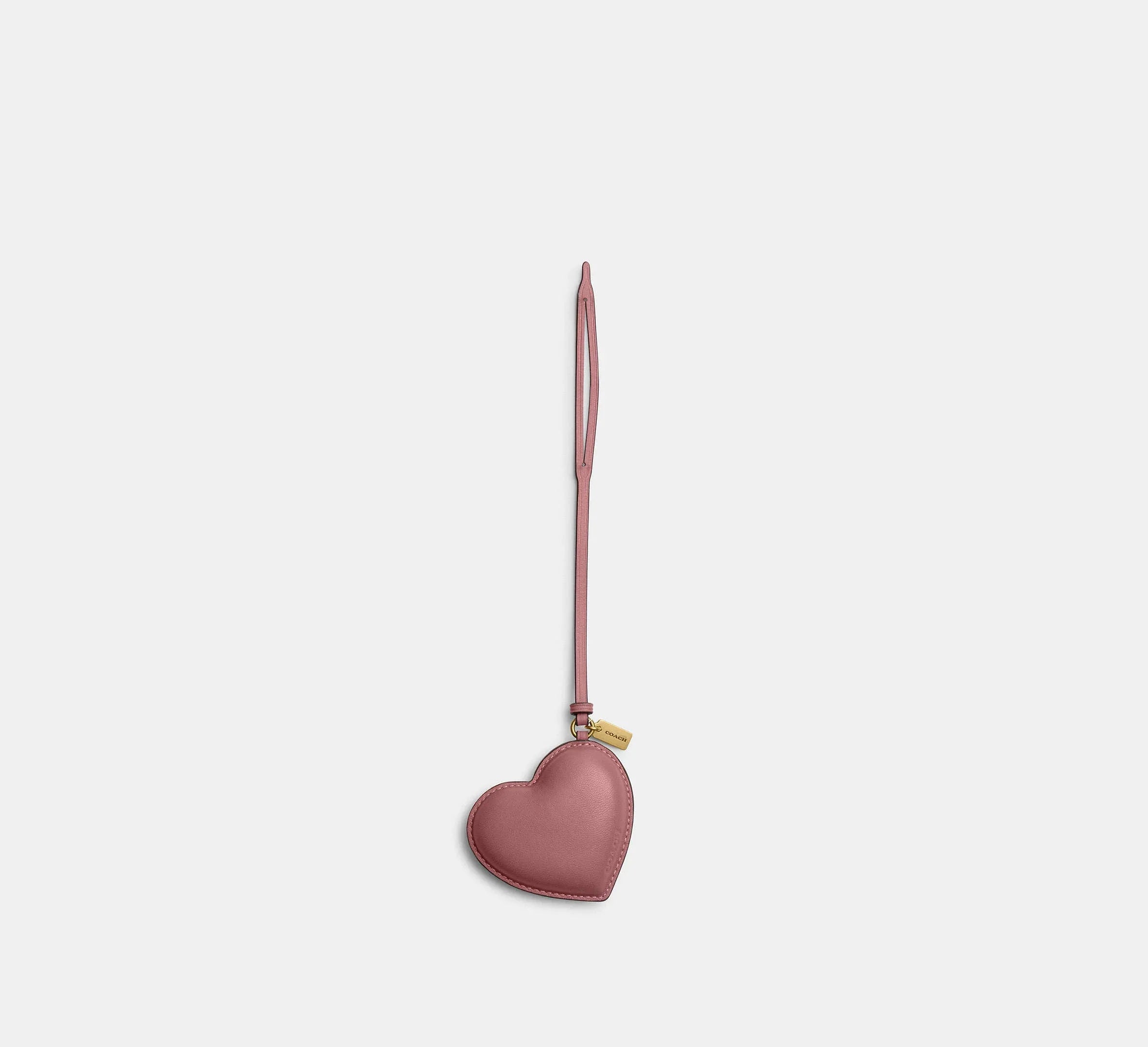 Coach Heart Puffy Bag Charm – Brass/Peony - Sneaker Türkiye