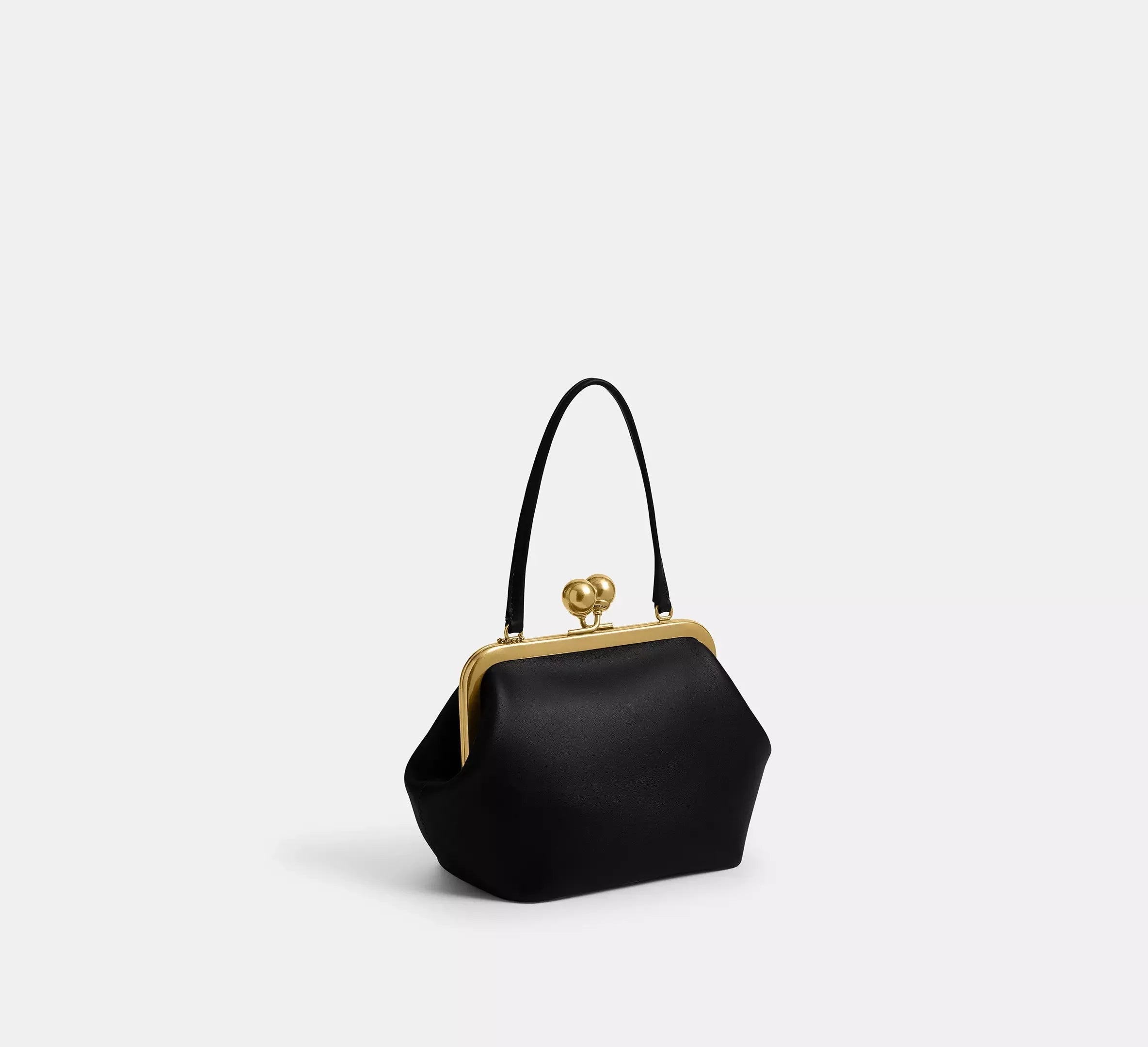 Coach Kisslock Frame Bag 16 SEZON – Brass/Black - Sneaker Türkiye