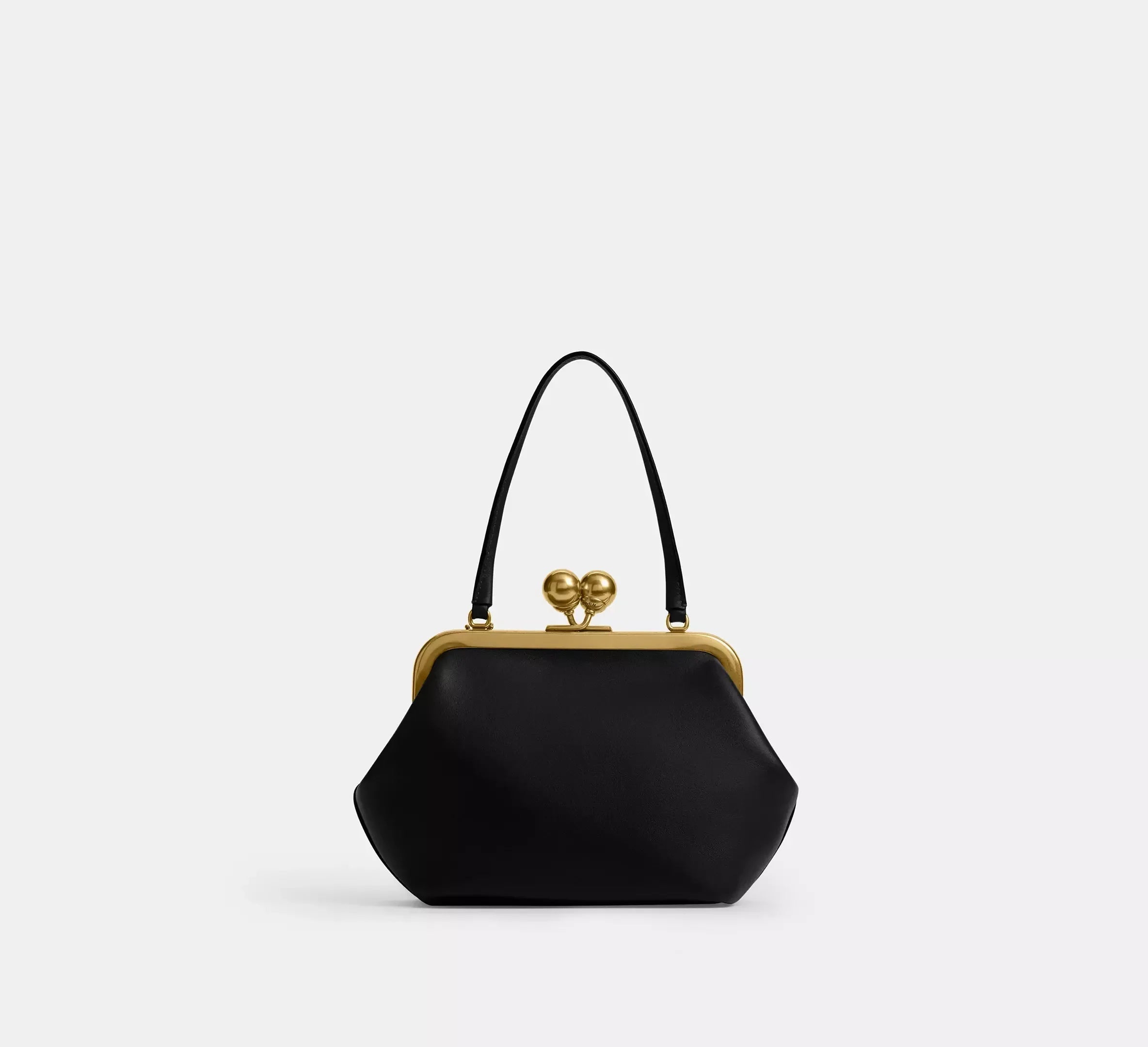 Coach Kisslock Frame Bag 16 SEZON – Brass/Black - Sneaker Türkiye