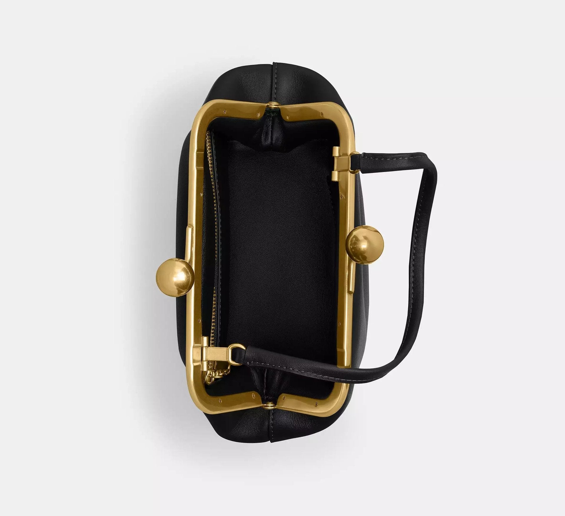Coach Kisslock Frame Bag 16 SEZON – Brass/Black - Sneaker Türkiye
