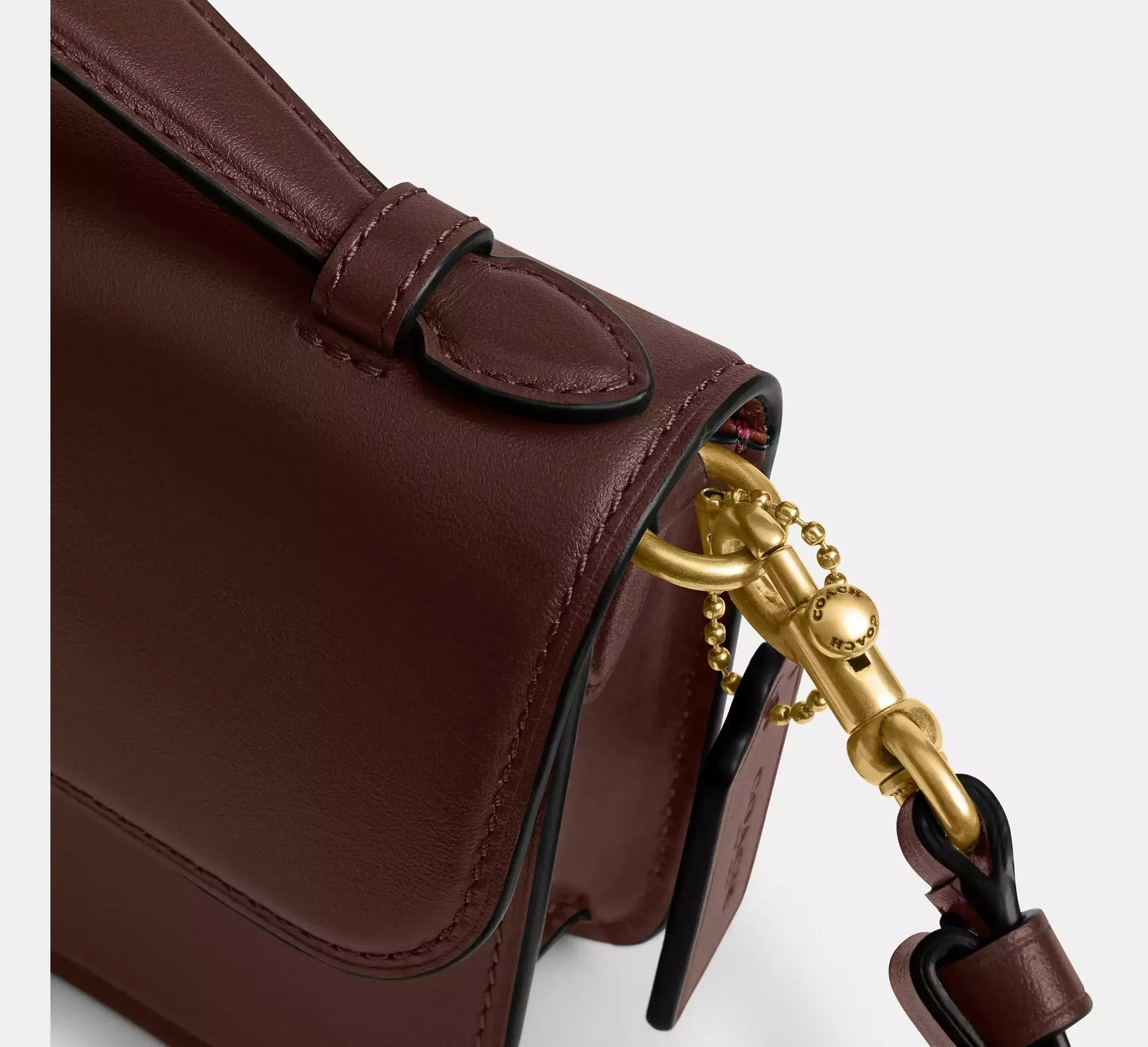 Coach Elora Top Handle Crossbody Bag SEZON – Brass/Maple - Sneaker Türkiye