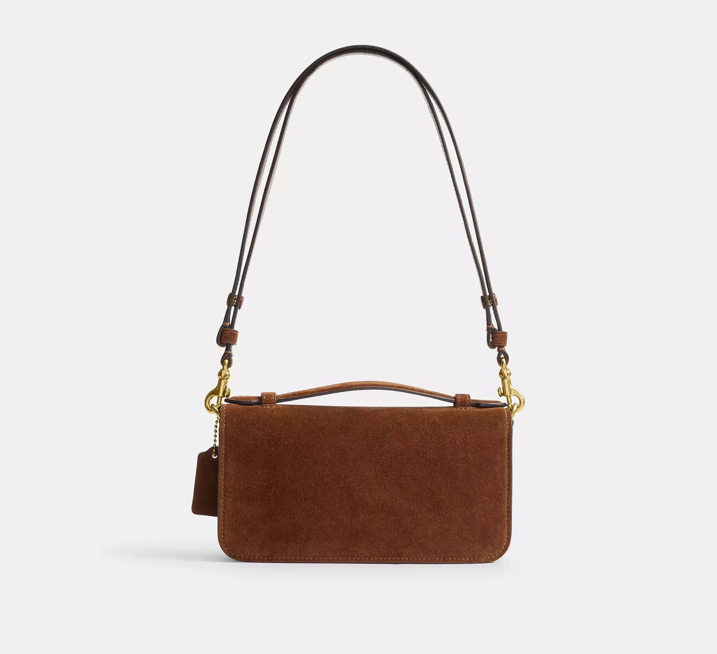 Coach Elora Top Handle Crossbody Bag SEZON – Brass/Warm Brown - Sneaker Türkiye