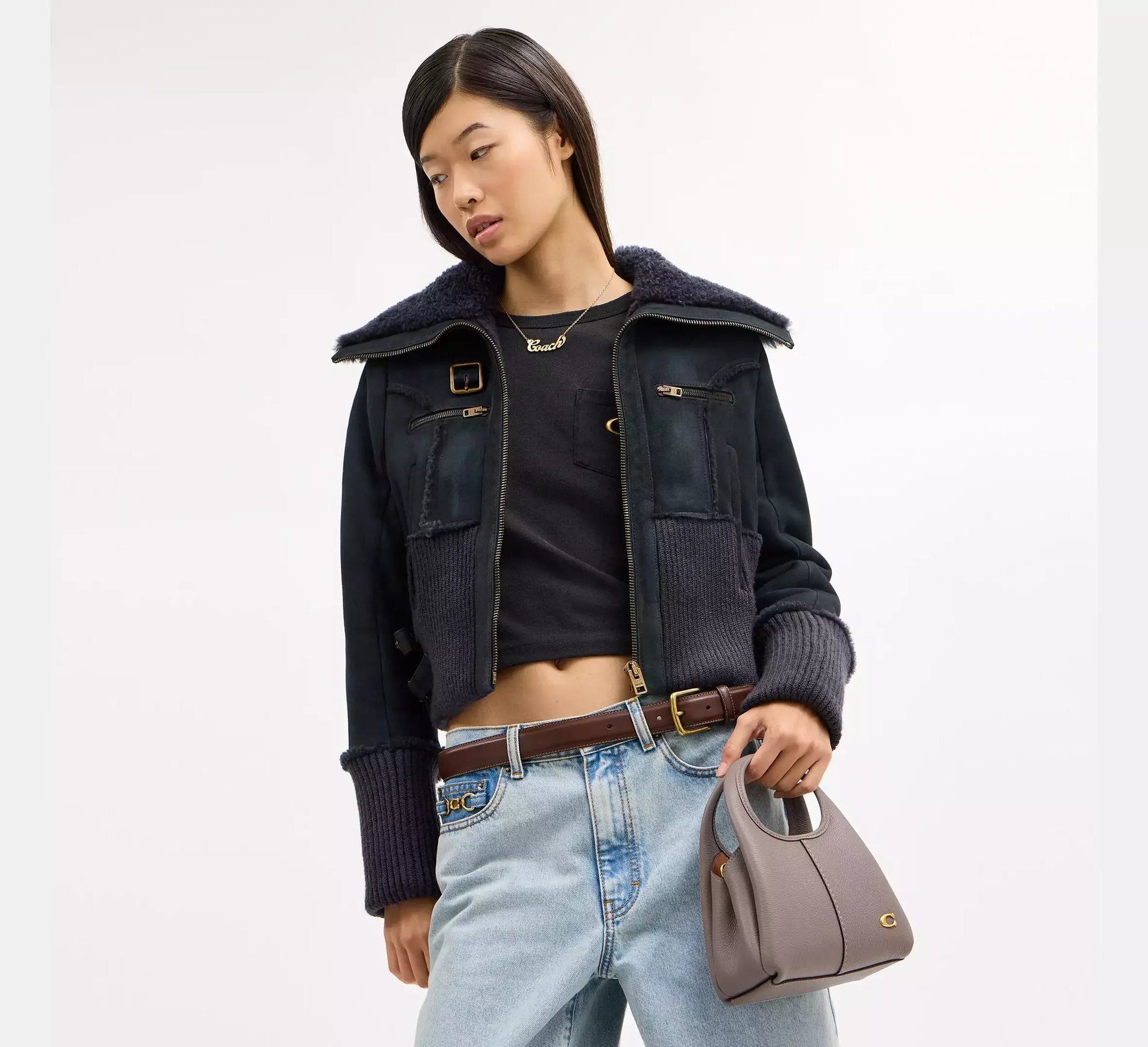 Coach Lana Shoulder Bag 19 SEZON – Brass/Ash - Sneaker Türkiye