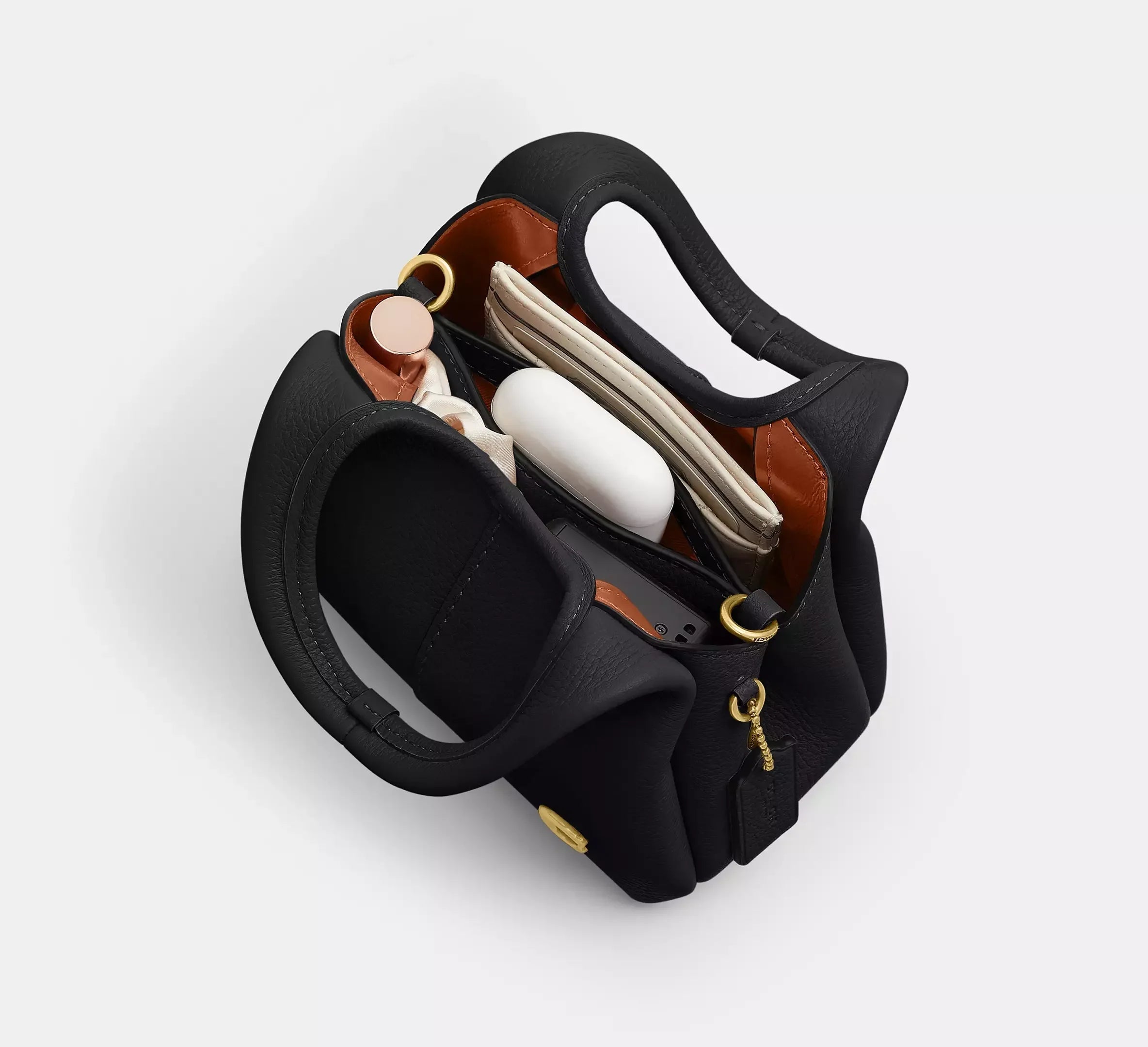 Coach Lana Shoulder Bag 19 SEZON – Brass/Black - Sneaker Türkiye