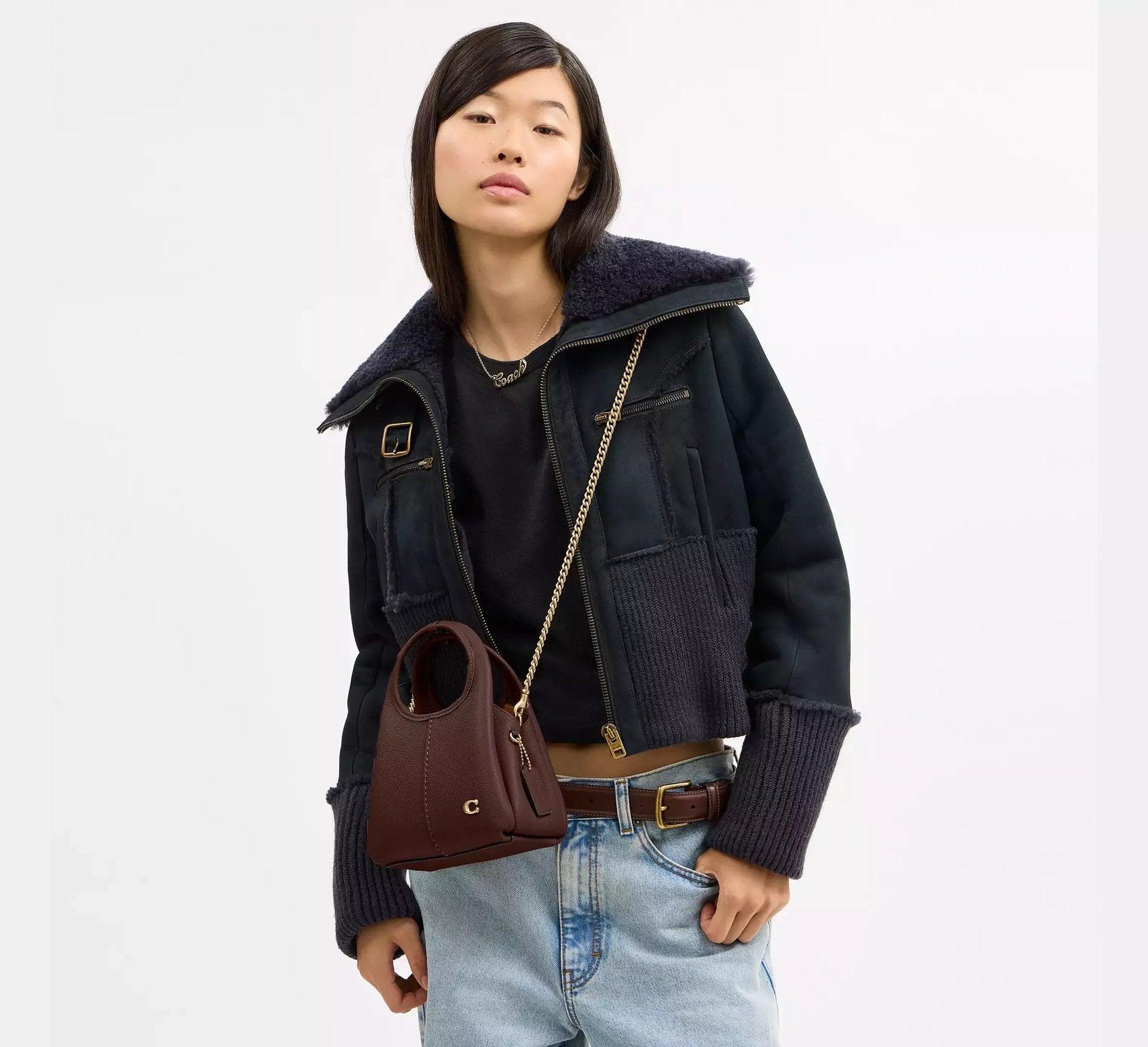 Coach Lana Shoulder Bag 19 SEZON – Brass/Maple - Sneaker Türkiye