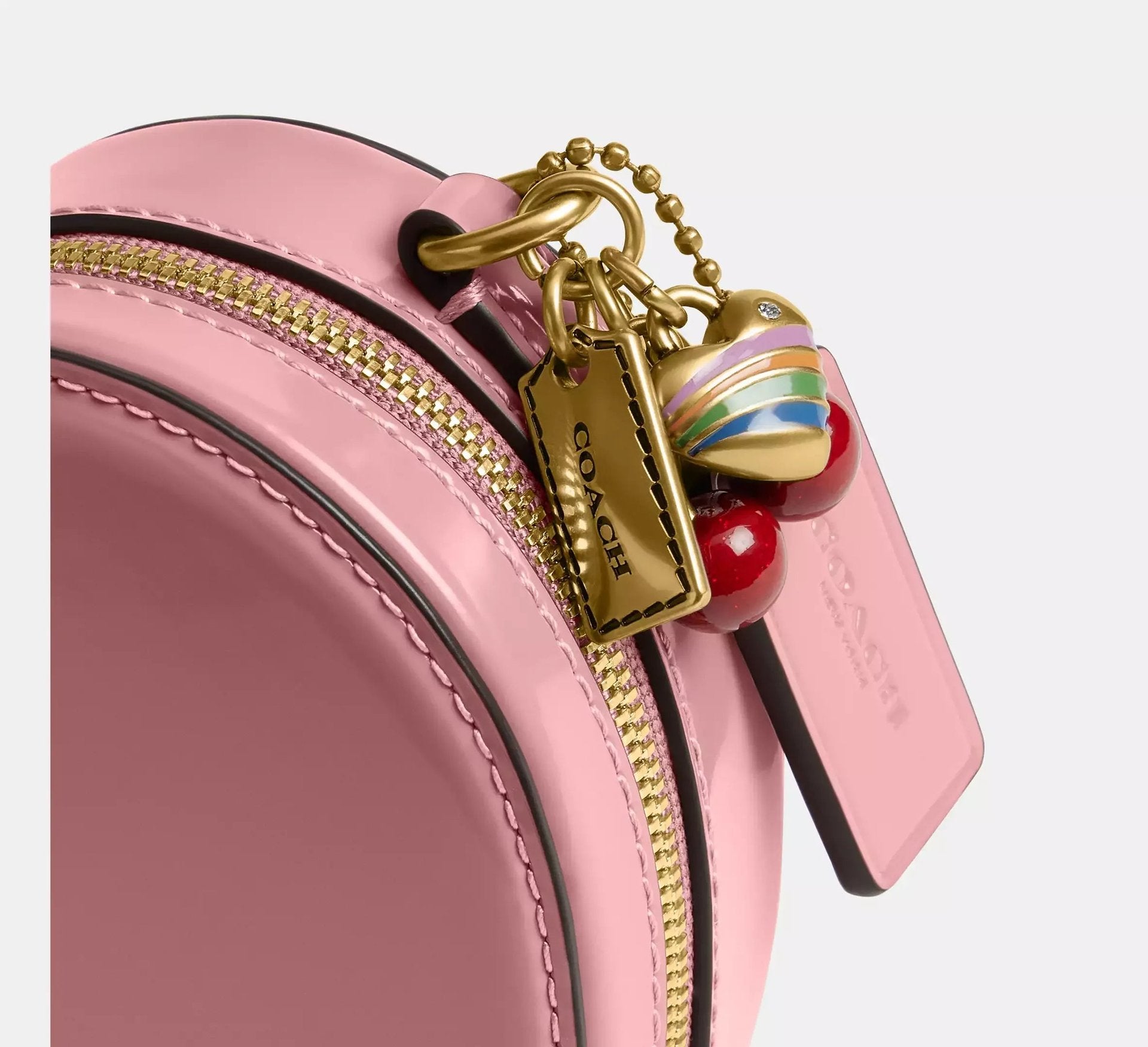 Coach Heart Crossbody Bag 14 With Charms – Brass/Peony - Sneaker Türkiye