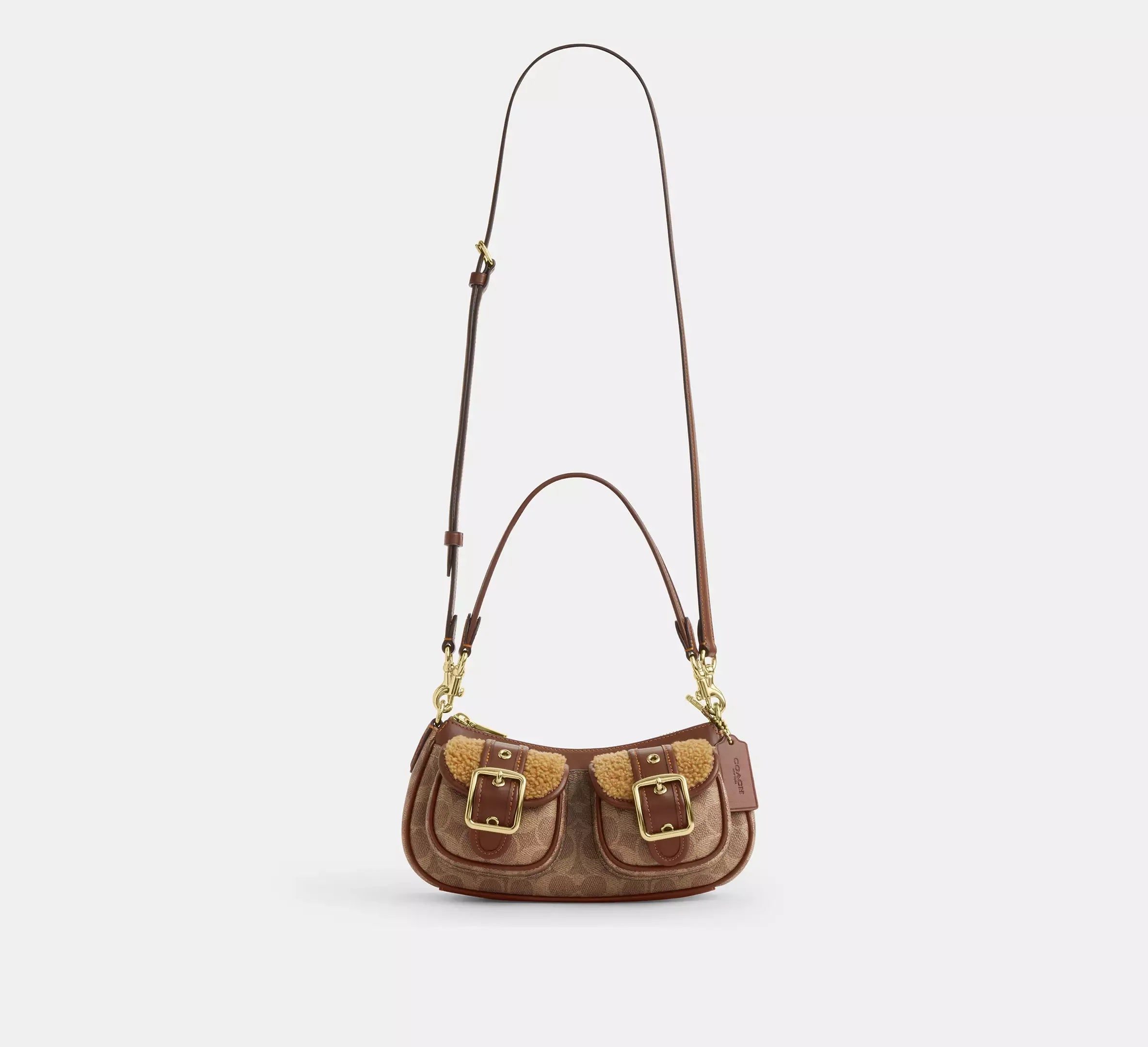 Coach Ashton Bag With Signature – Gold/Tan/Vintage Brown - Sneaker Türkiye