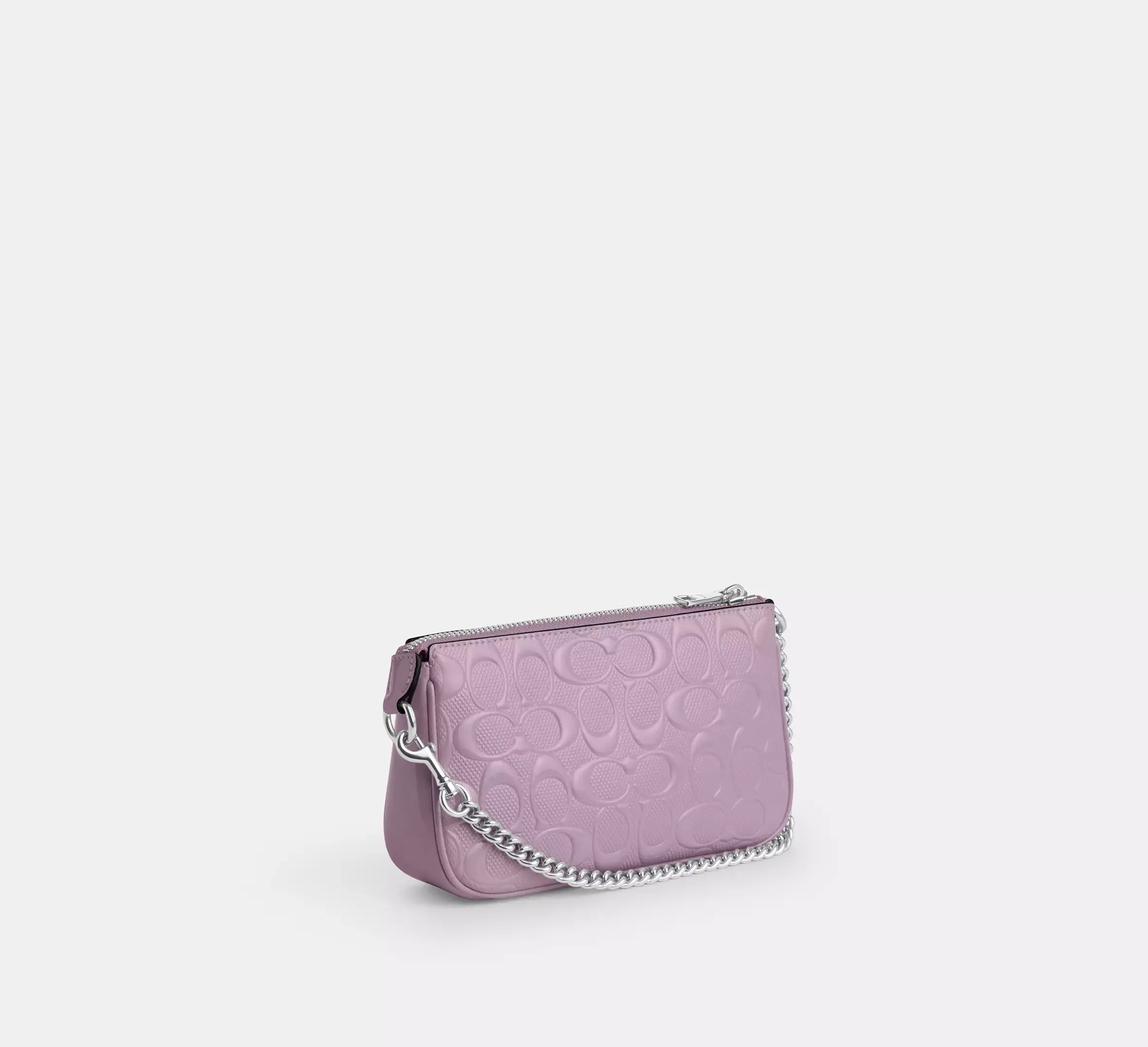 Coach Nolita 19 In Signature Leather With Heart Charm – Silver - Sneaker Türkiye