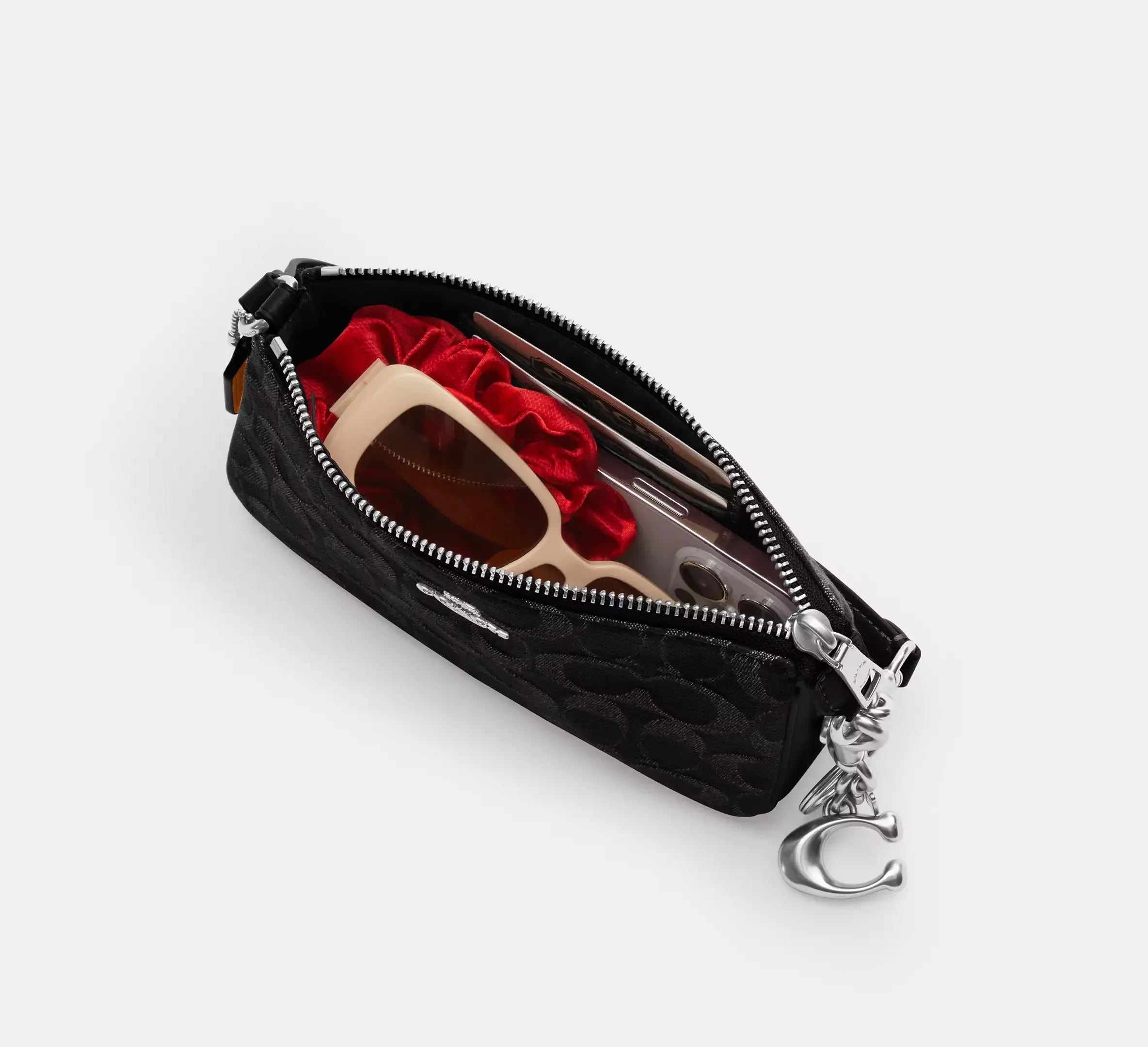 Coach Nolita 19 In Signature Denim – Silver/Black - Sneaker Türkiye