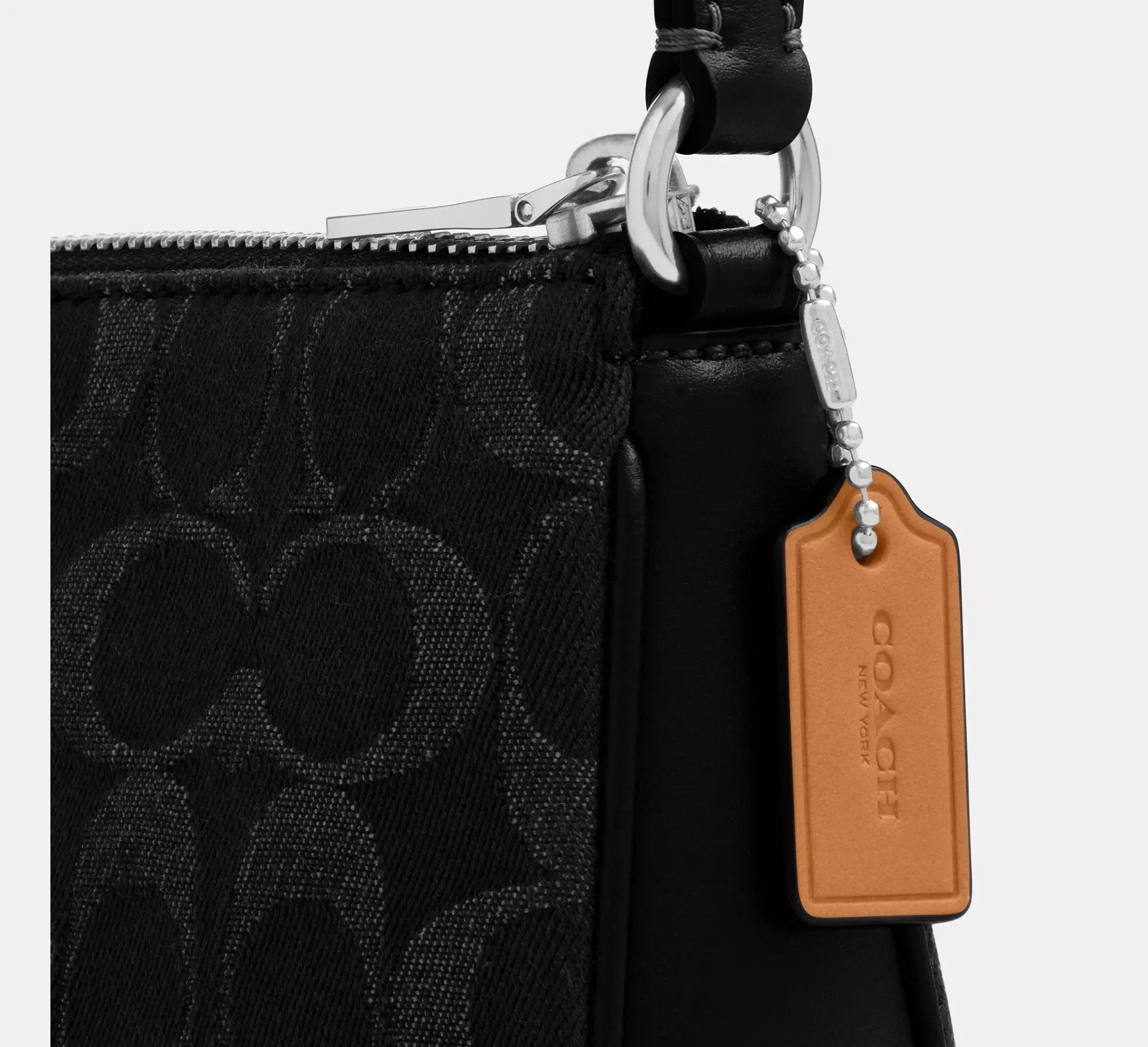Coach Nolita 19 In Signature Denim – Silver/Black - Sneaker Türkiye