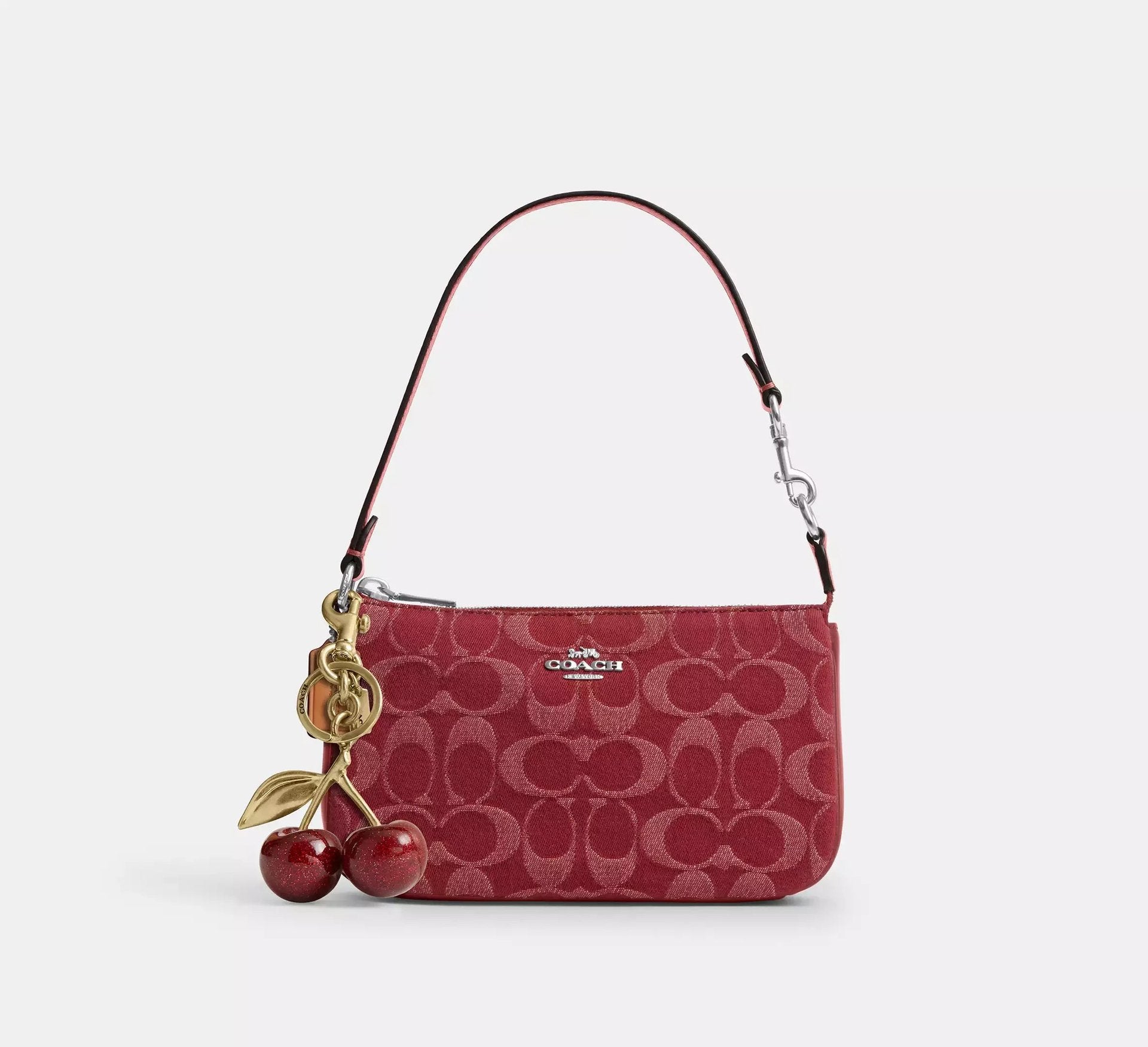 Coach Nolita 19 In Signature Denim – True Red - Sneaker Türkiye