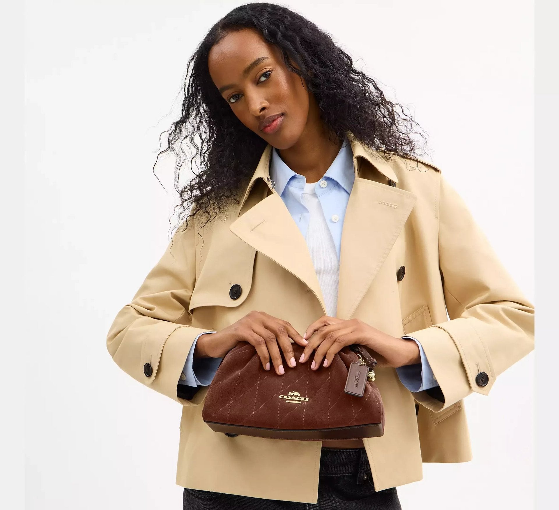 Coach Faye Shoulder Bag With Quilting – Gold/Vintage Brown/Maple - Sneaker Türkiye