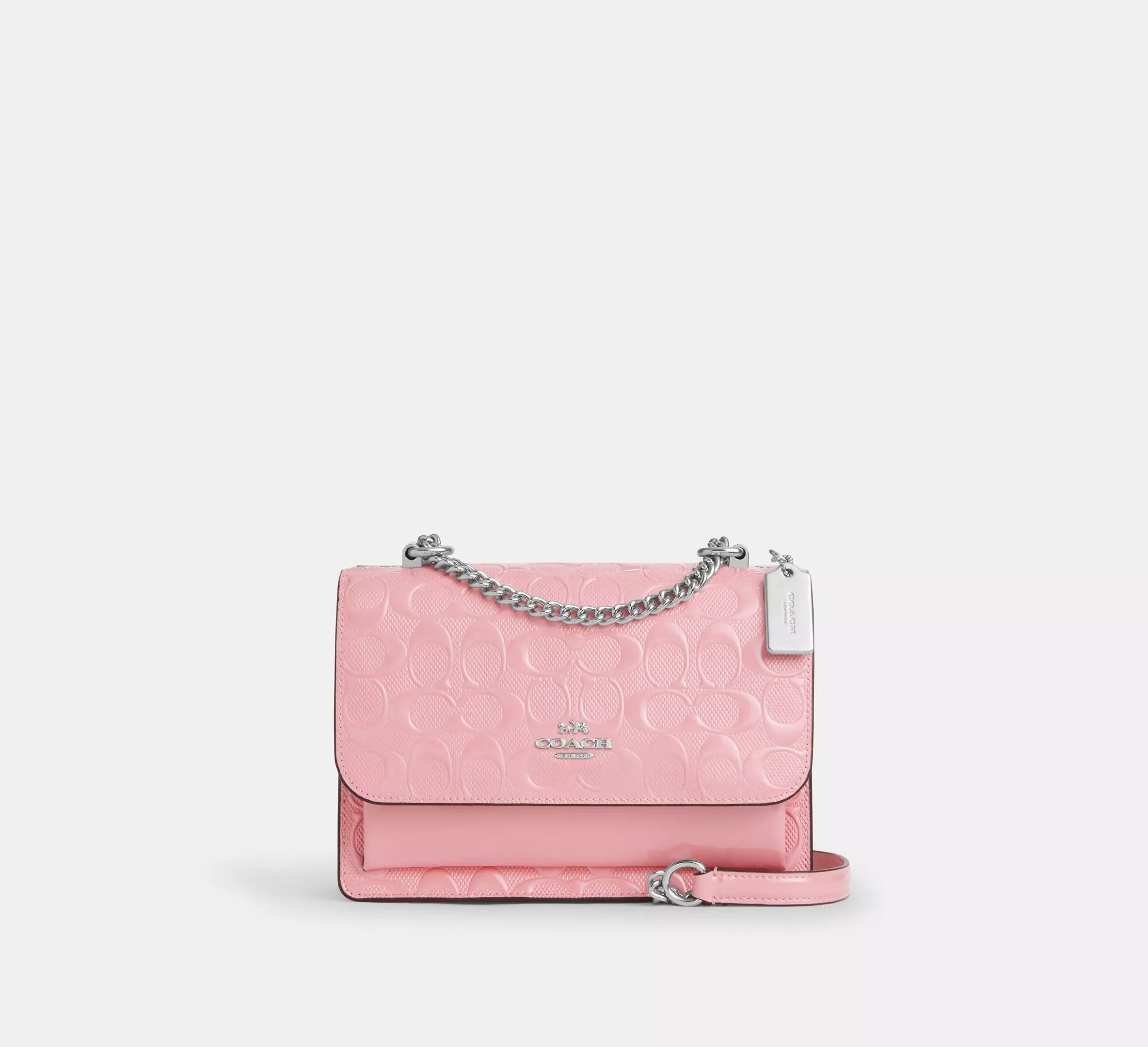 Coach Klare Crossbody Bag In Signature Leather – Silver - Sneaker Türkiye