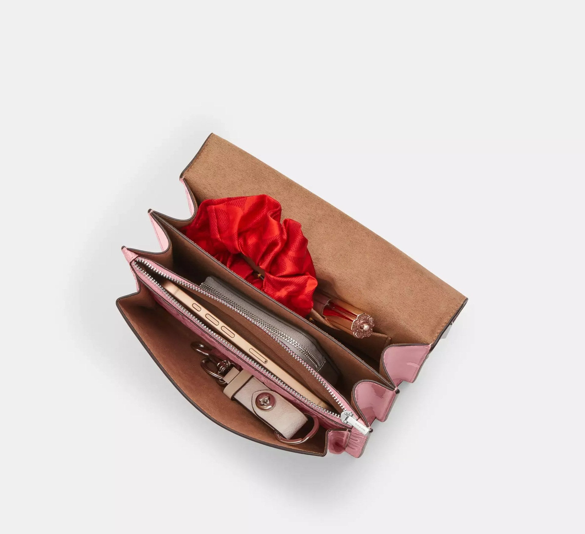 Coach Klare Crossbody Bag In Signature Leather – Silver - Sneaker Türkiye