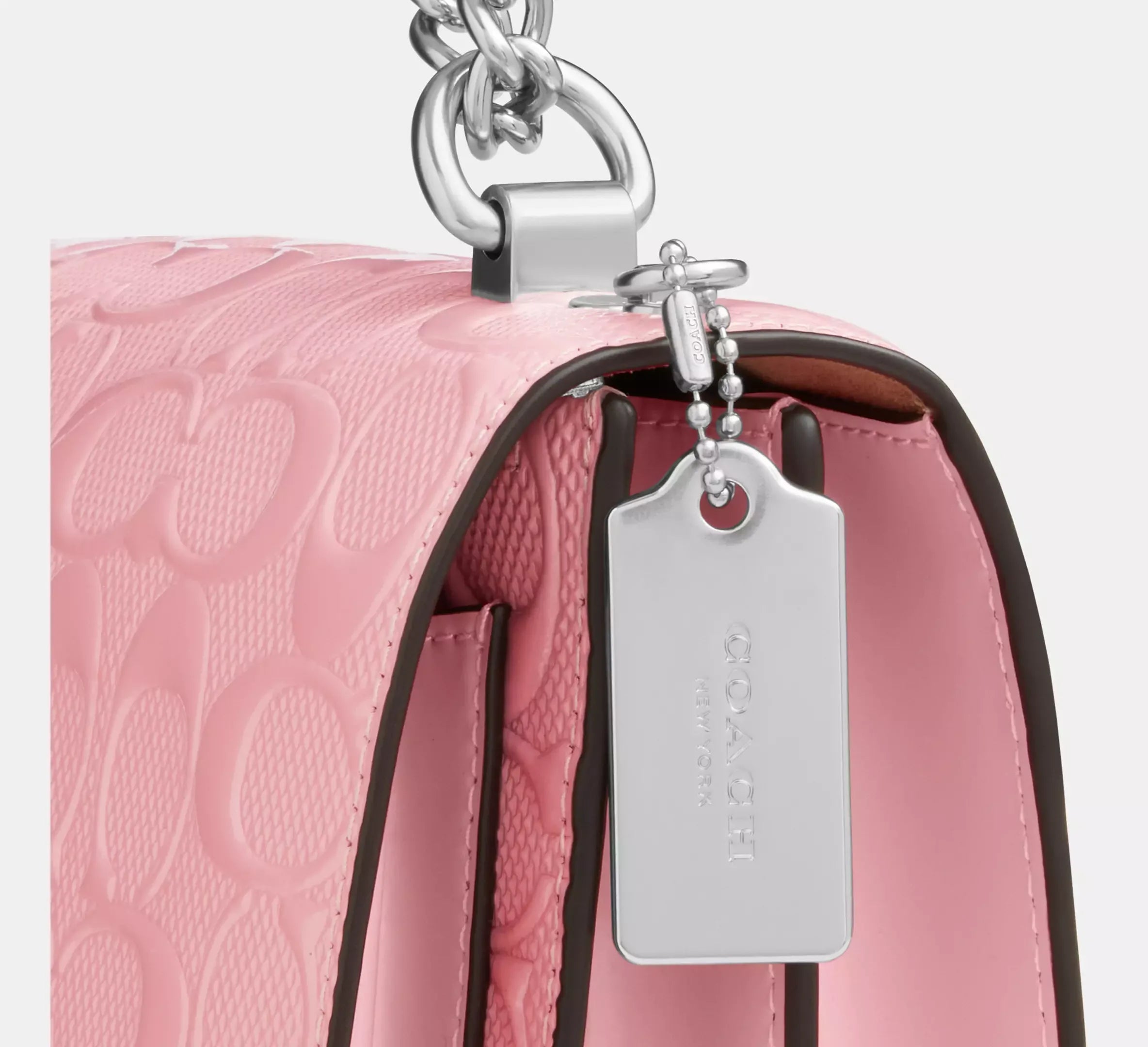 Coach Klare Crossbody Bag In Signature Leather – Silver - Sneaker Türkiye